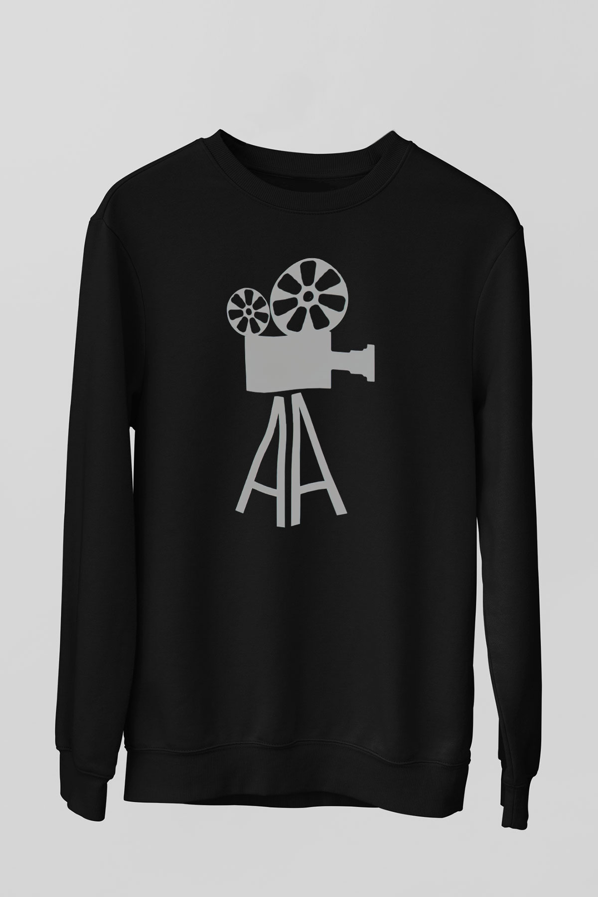 Film yönetmeni Siyah Unisex Sweatshirt
