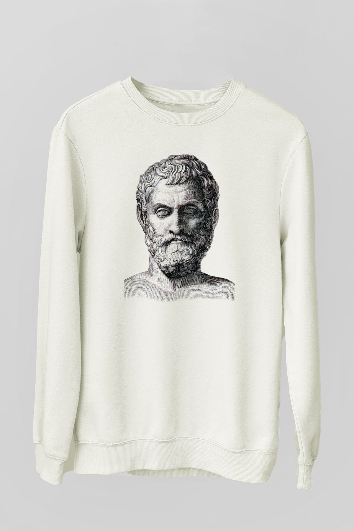 Filozof Beyaz Unisex Sweatshirt