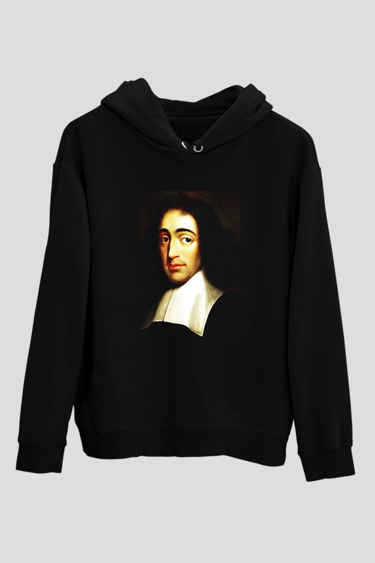 Filozof Siyah Unisex Kapşonlu Sweatshirt