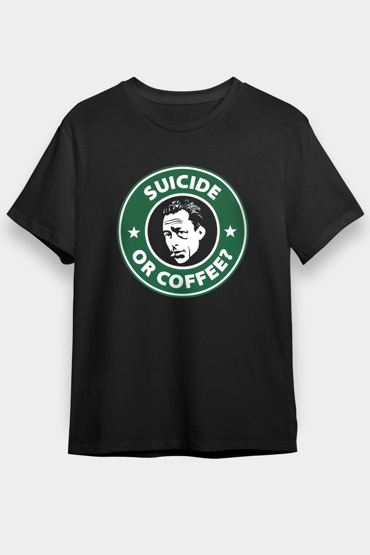 Filozof Siyah Unisex Tişört T-Shirt - TişörtFabrikası