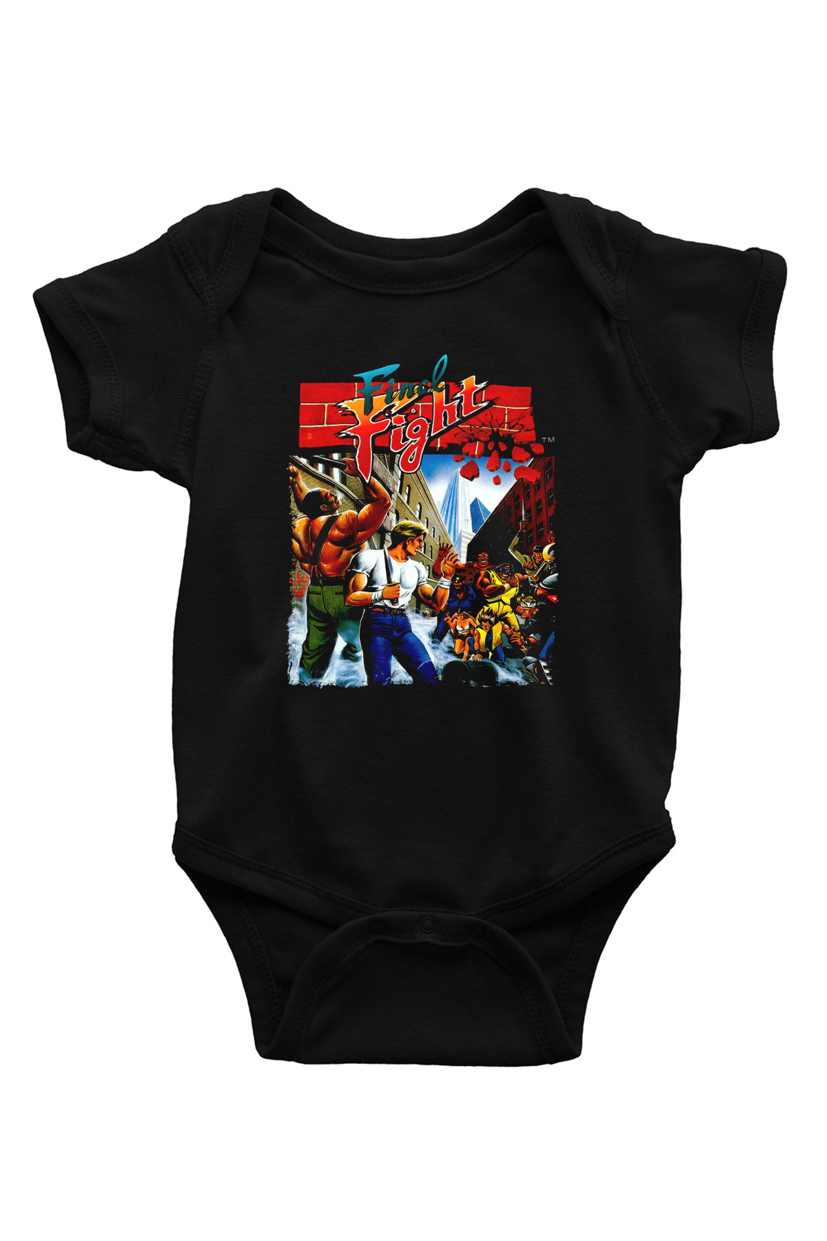 Final Fight Siyah Bebek Body - Zıbın