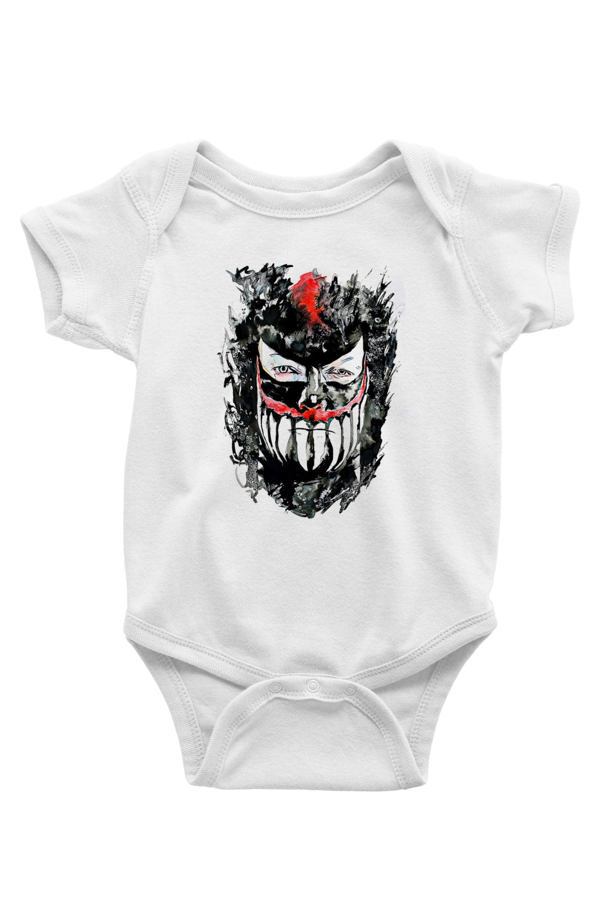Finn Balor Baskılı Beyaz Unisex Bebek Body - Zıbın