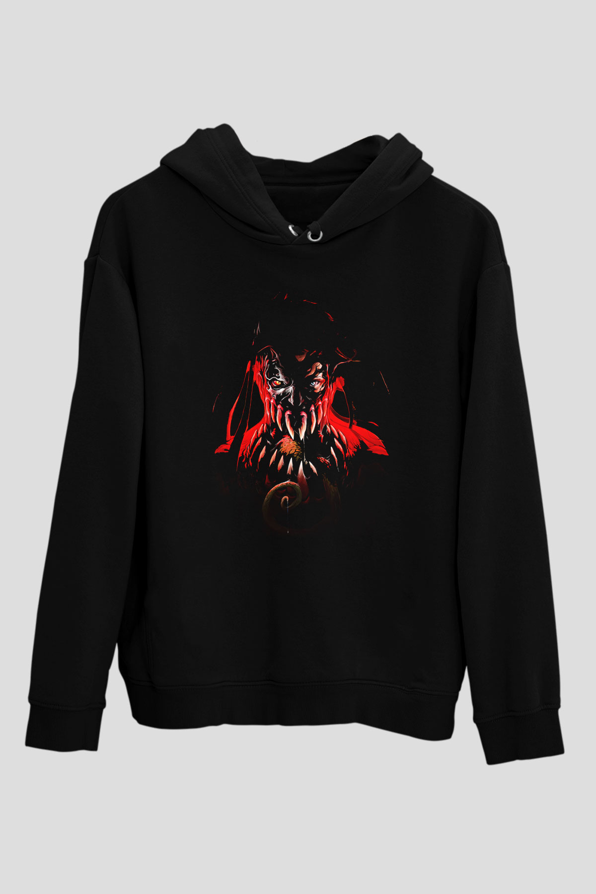 Finn Balor Baskılı Unisex Siyah Hoodie