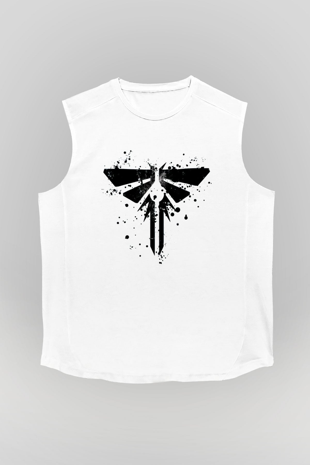 Firefly Beyaz Unisex Kolsuz Tişört