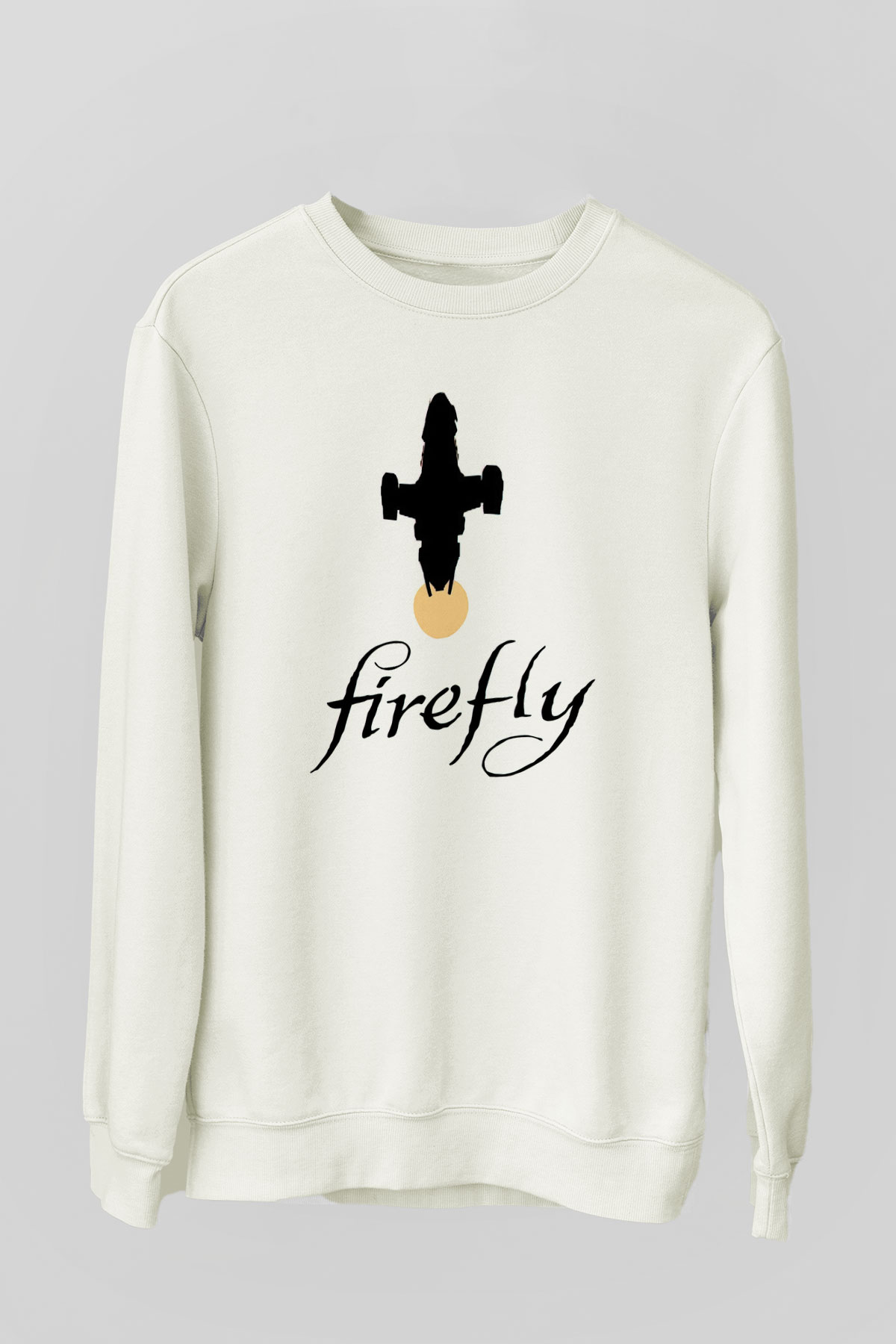 Firefly Beyaz Unisex Sweatshirt