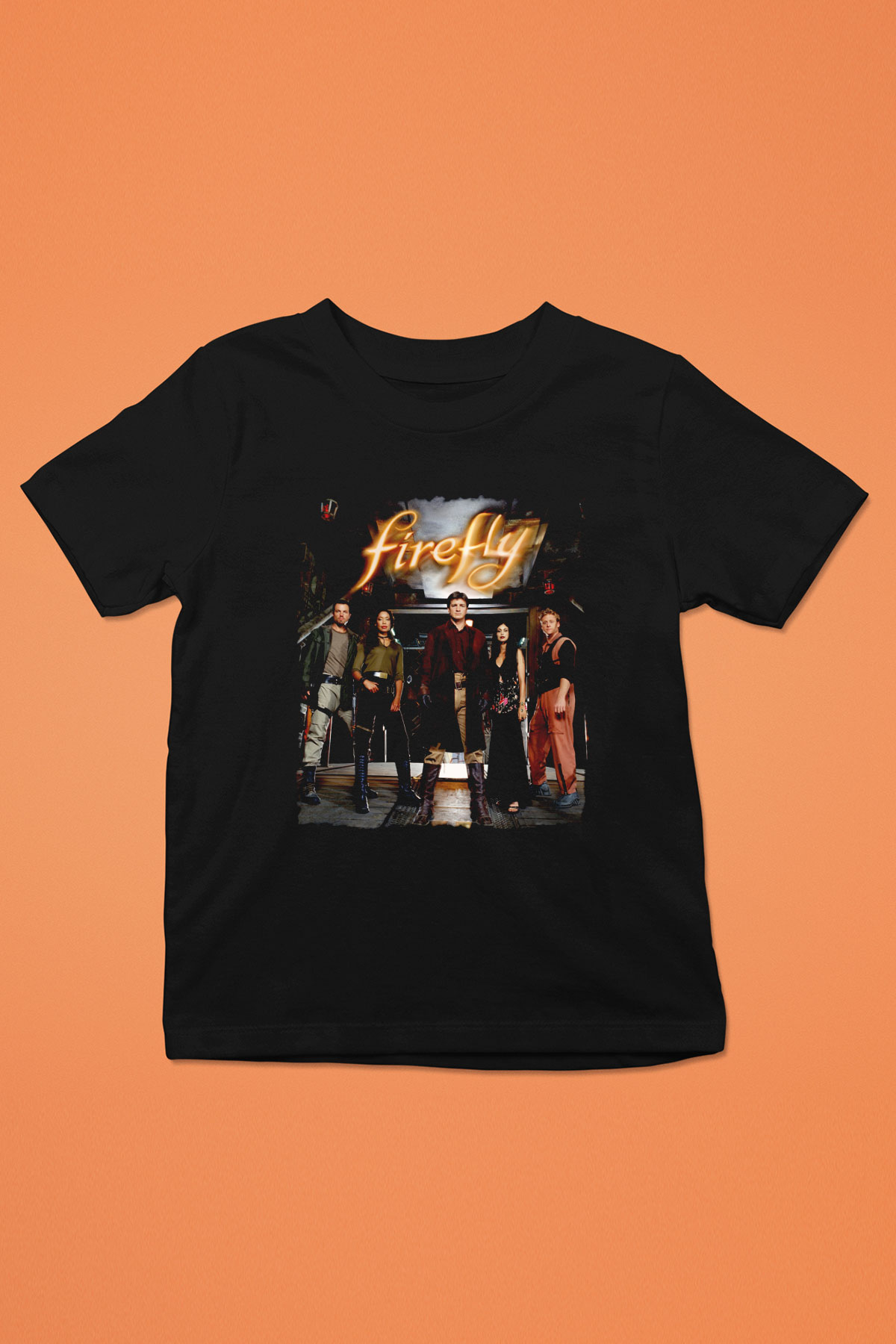 Firefly Siyah Unisex Çocuk Tişört
