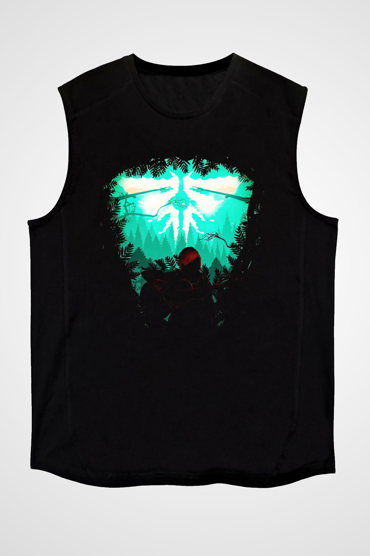 Firefly Siyah Unisex Kolsuz Tişört