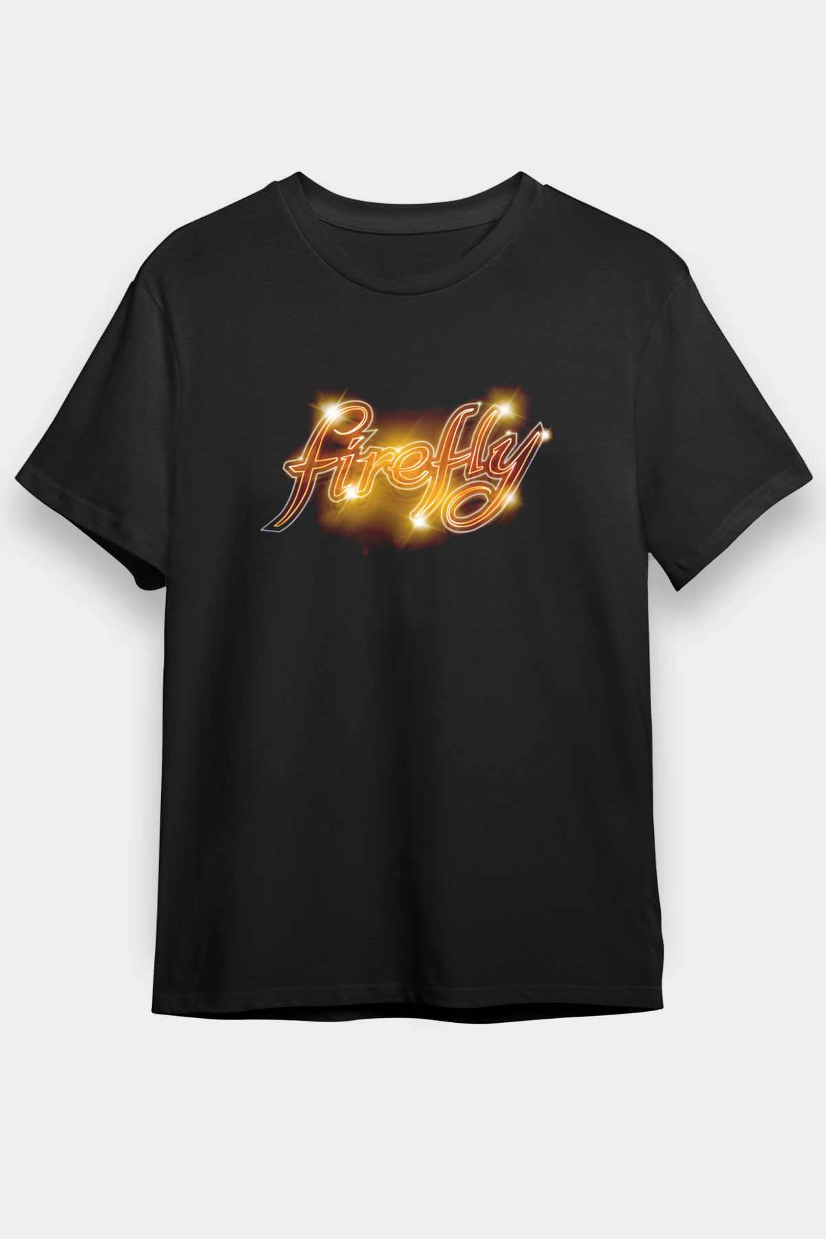 Firefly Siyah Unisex Tişört T-Shirt