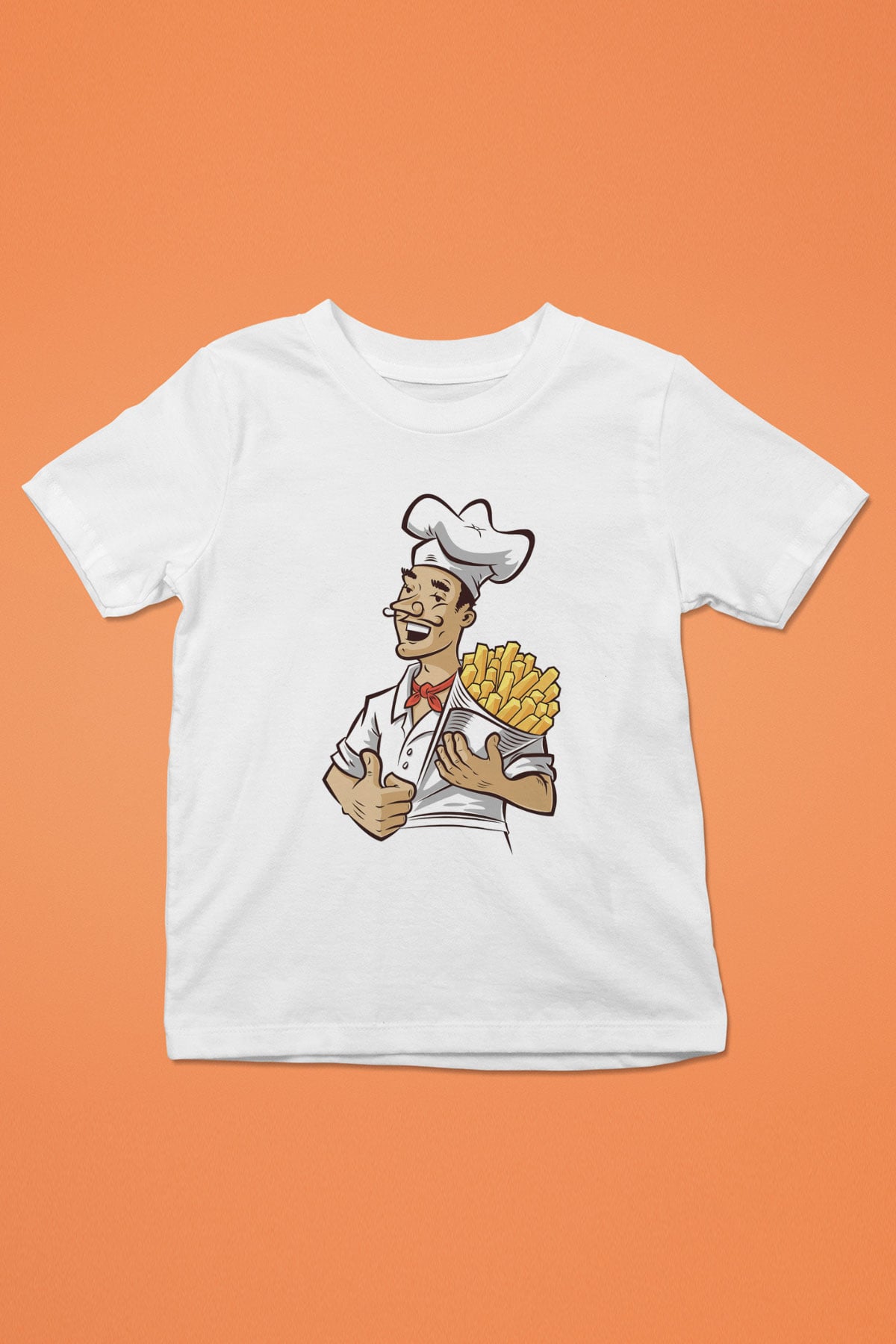 Fırıncı Beyaz Unisex Çocuk Tişört