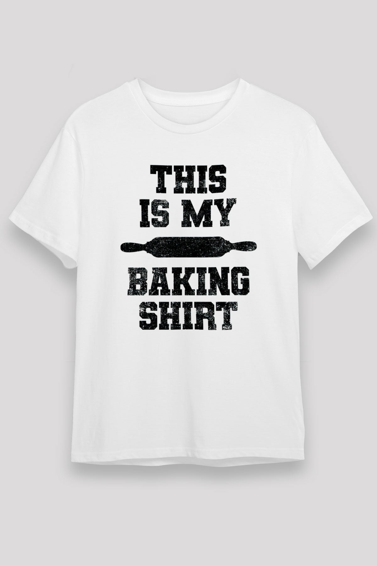 Fırıncı Beyaz Unisex Tişört T-Shirt - TişörtFabrikası