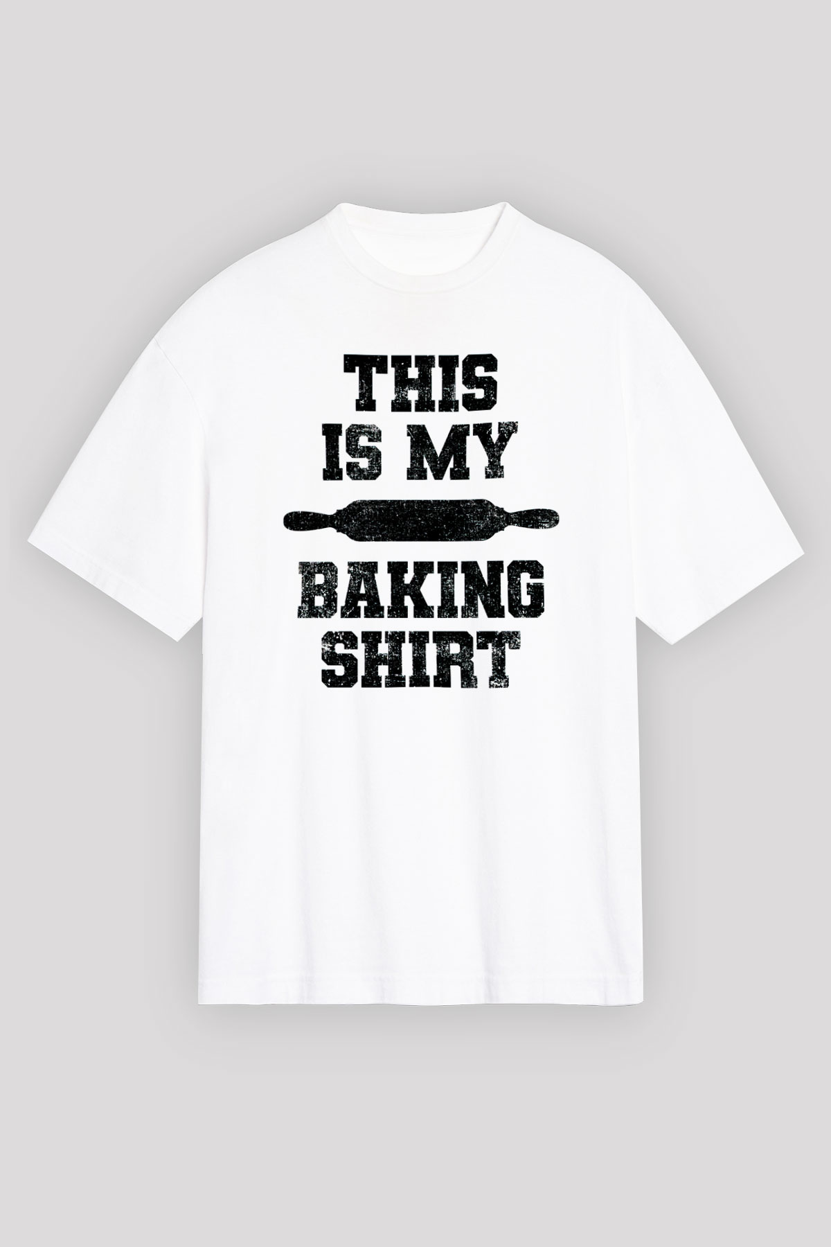 Fırıncı Beyaz Unisex Tişört T-Shirt - TişörtFabrikası
