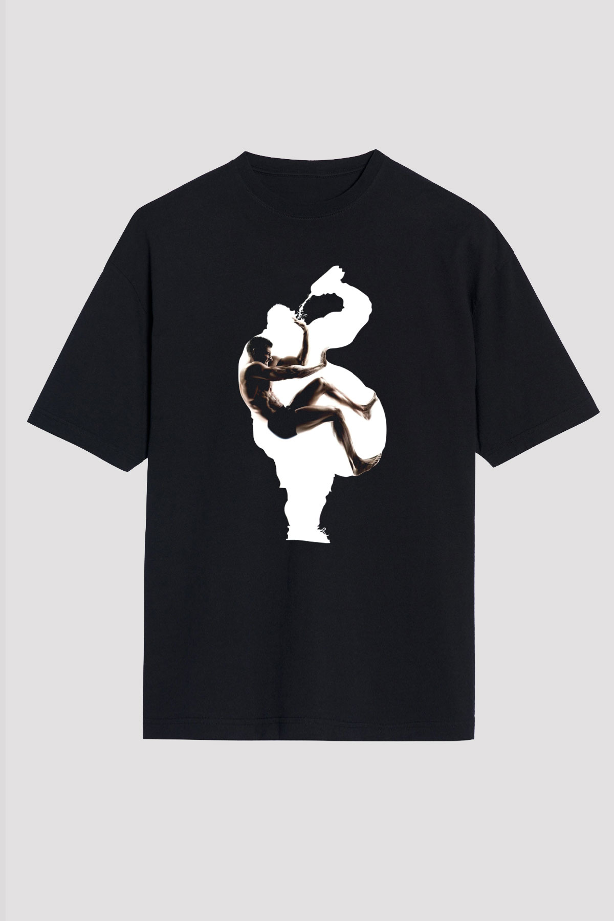 Fitness Siyah Unisex Tişört T-Shirt - TişörtFabrikası