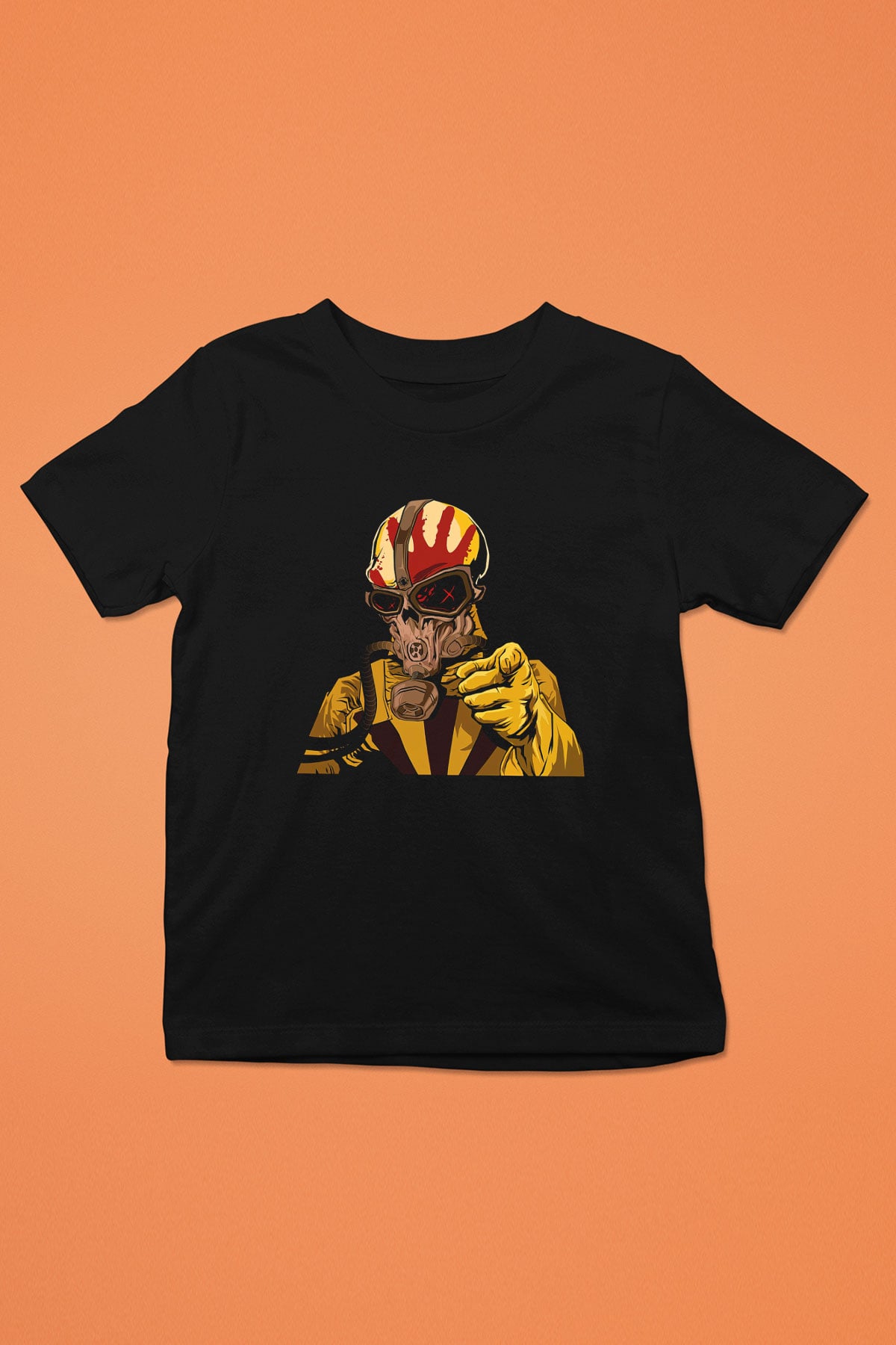 Five Finger Death Punch Baskılı Siyah Unisex Çocuk Tişört