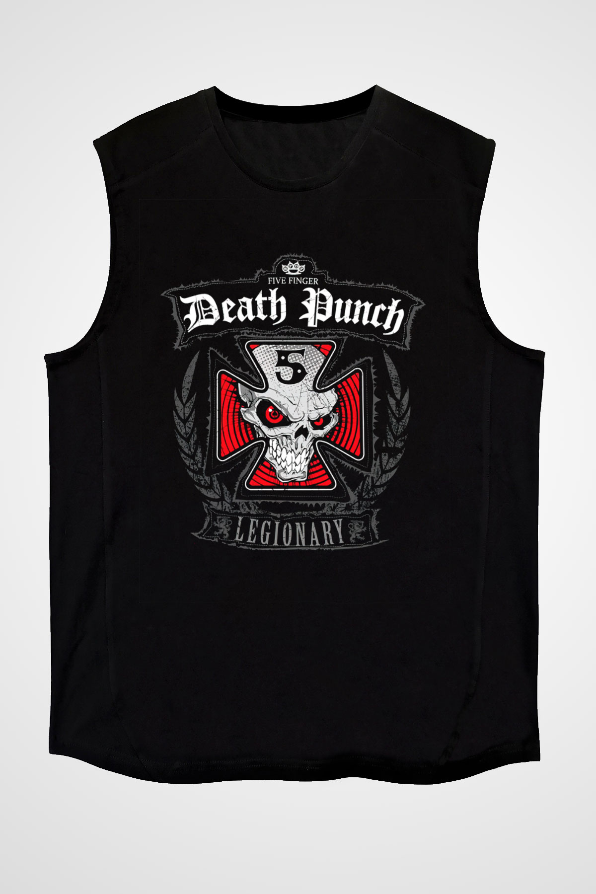 Five Finger Death Punch Siyah Unisex Kolsuz Tişört