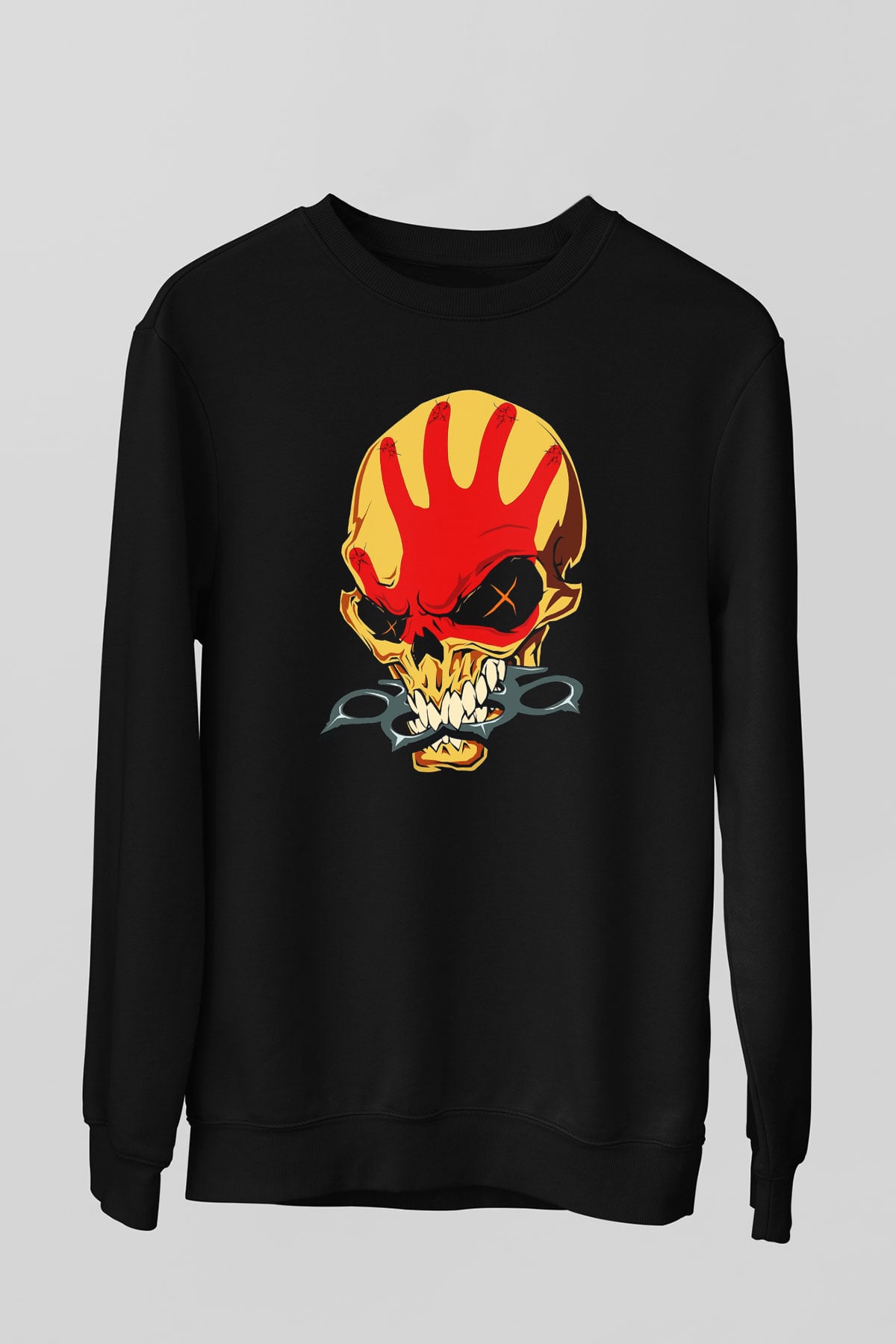 Five Finger Death Punch Siyah Unisex Sweatshirt