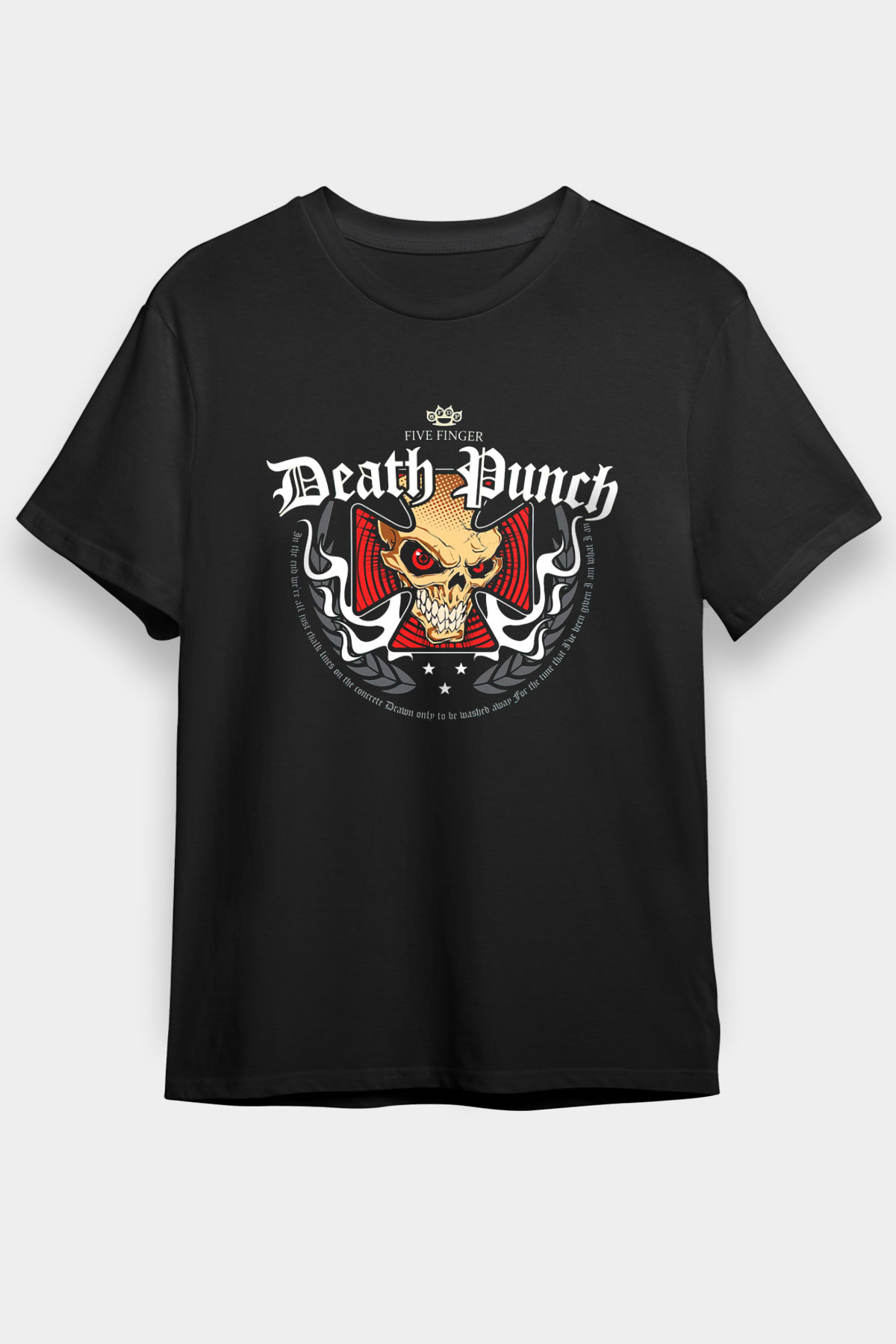 Five Finger Death Punch Black Unisex Tee - STREETWEAR