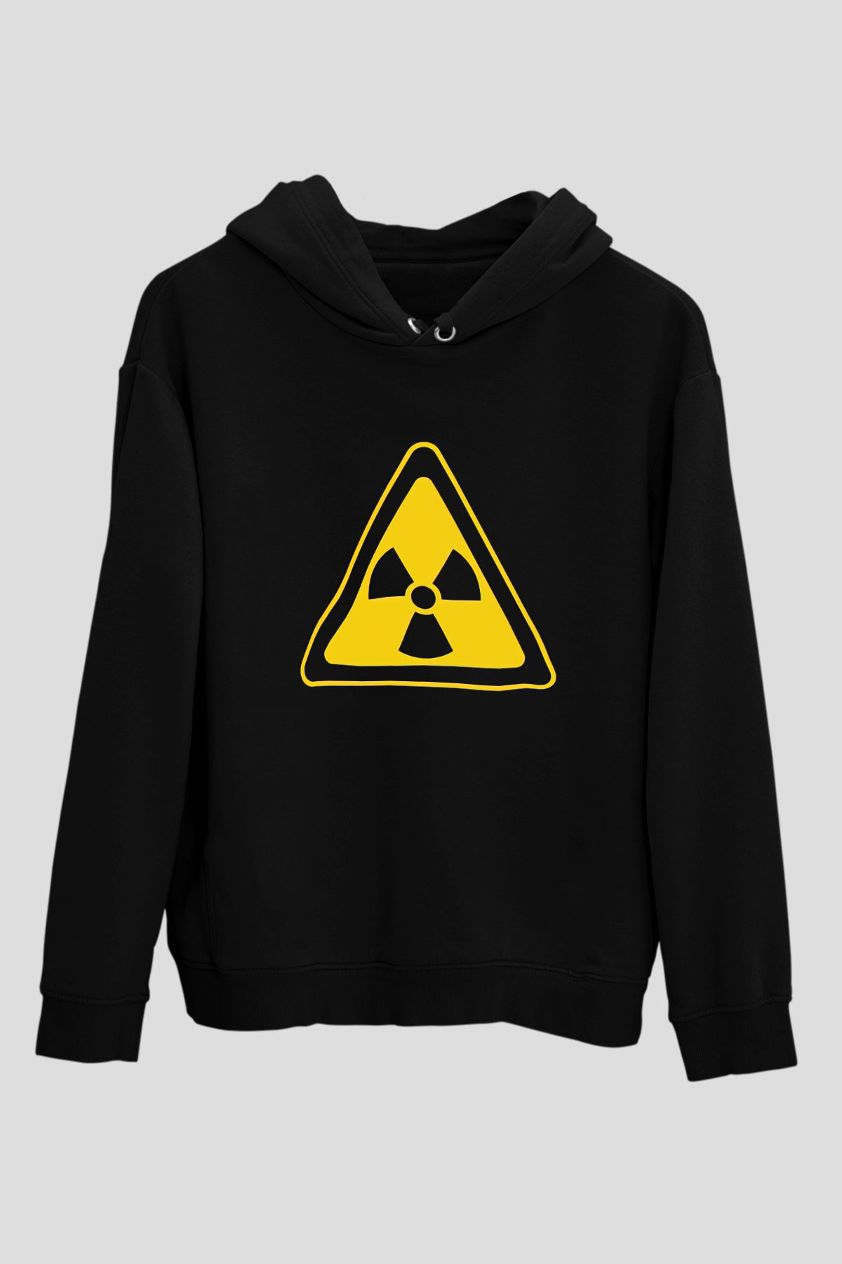 Fizikçi Siyah Unisex Kapüşonlu Sweatshirt