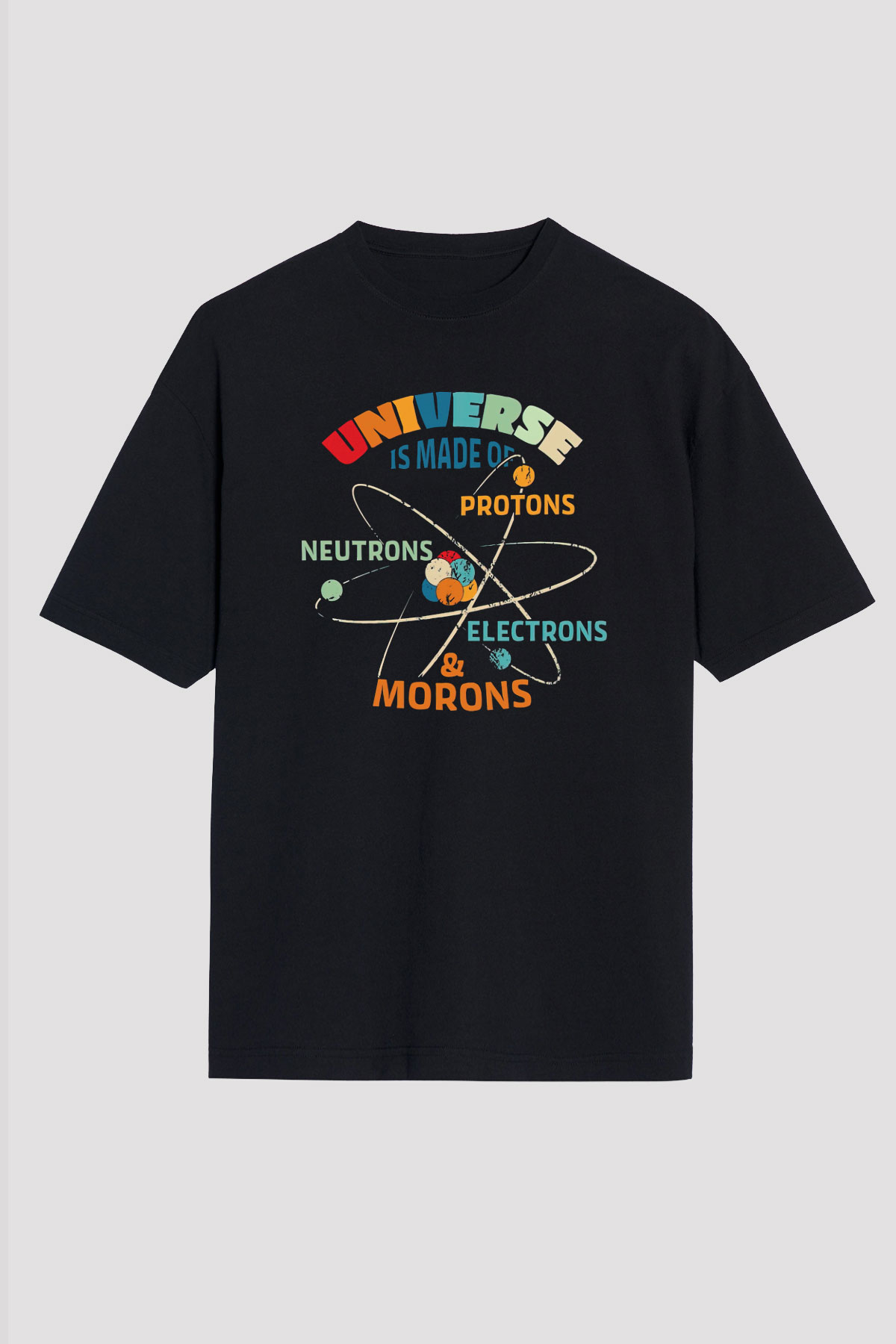Fizikçi Siyah Unisex Tişört T-Shirt - TişörtFabrikası