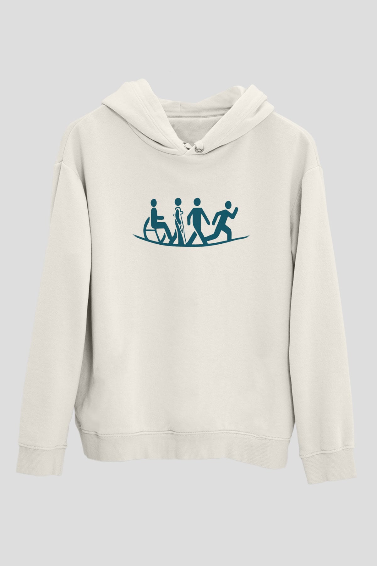 Fizyoterapist Beyaz Unisex Hoodie