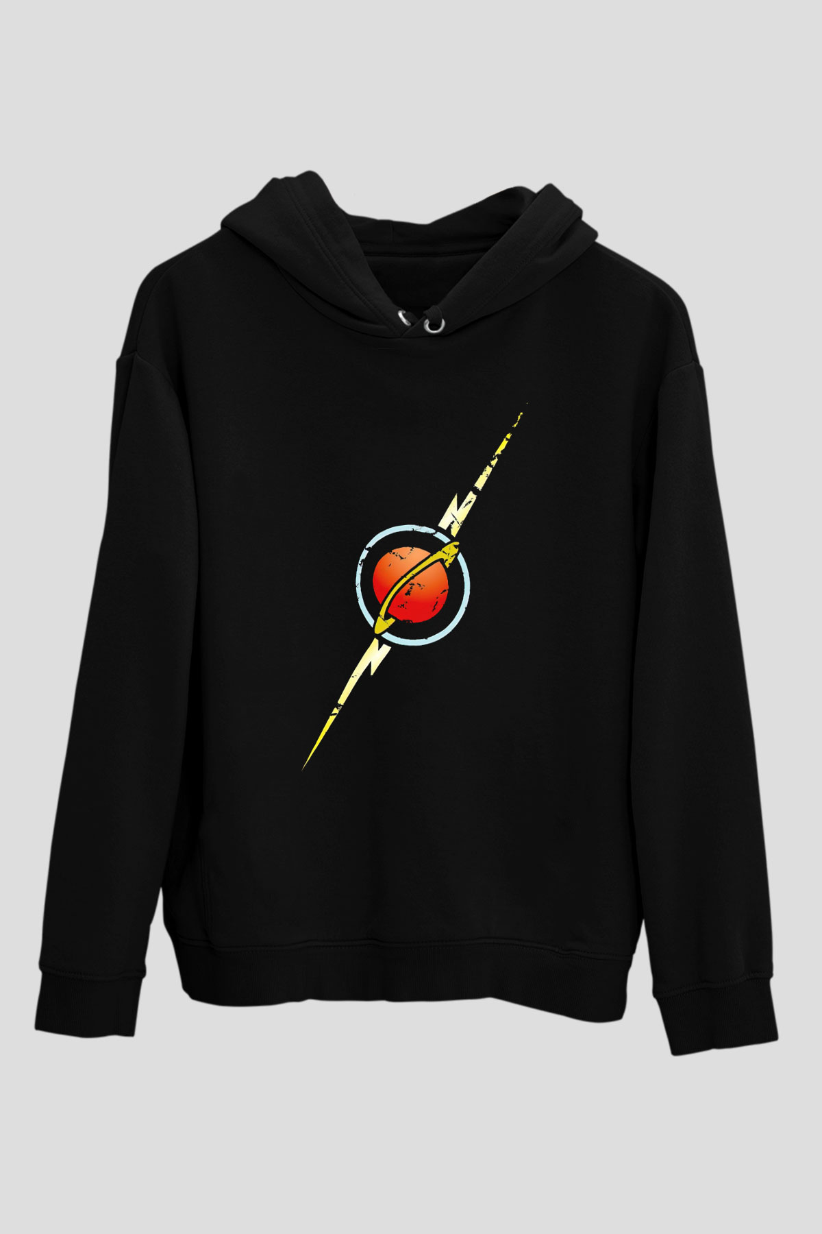 Flash Gordon Siyah Unisex Hoodie