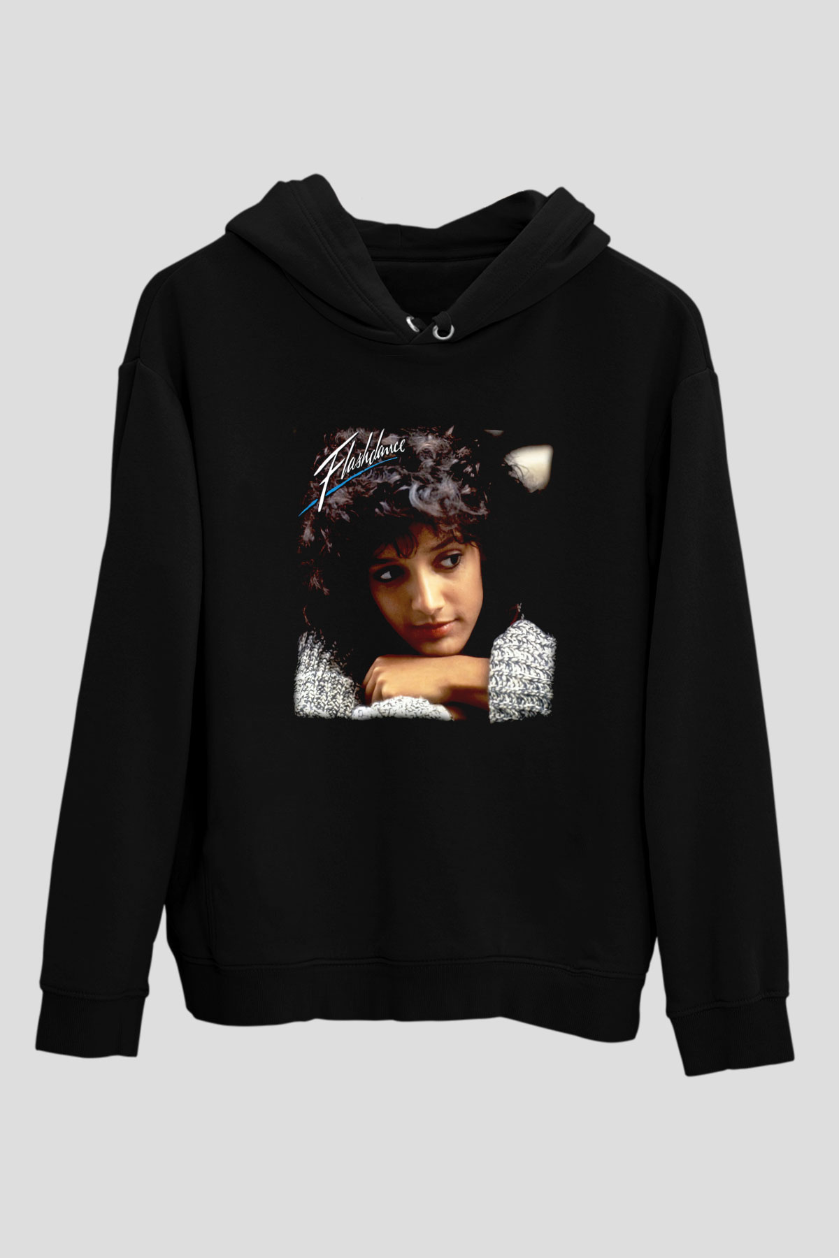 Flashdance Siyah Unisex Hoodie