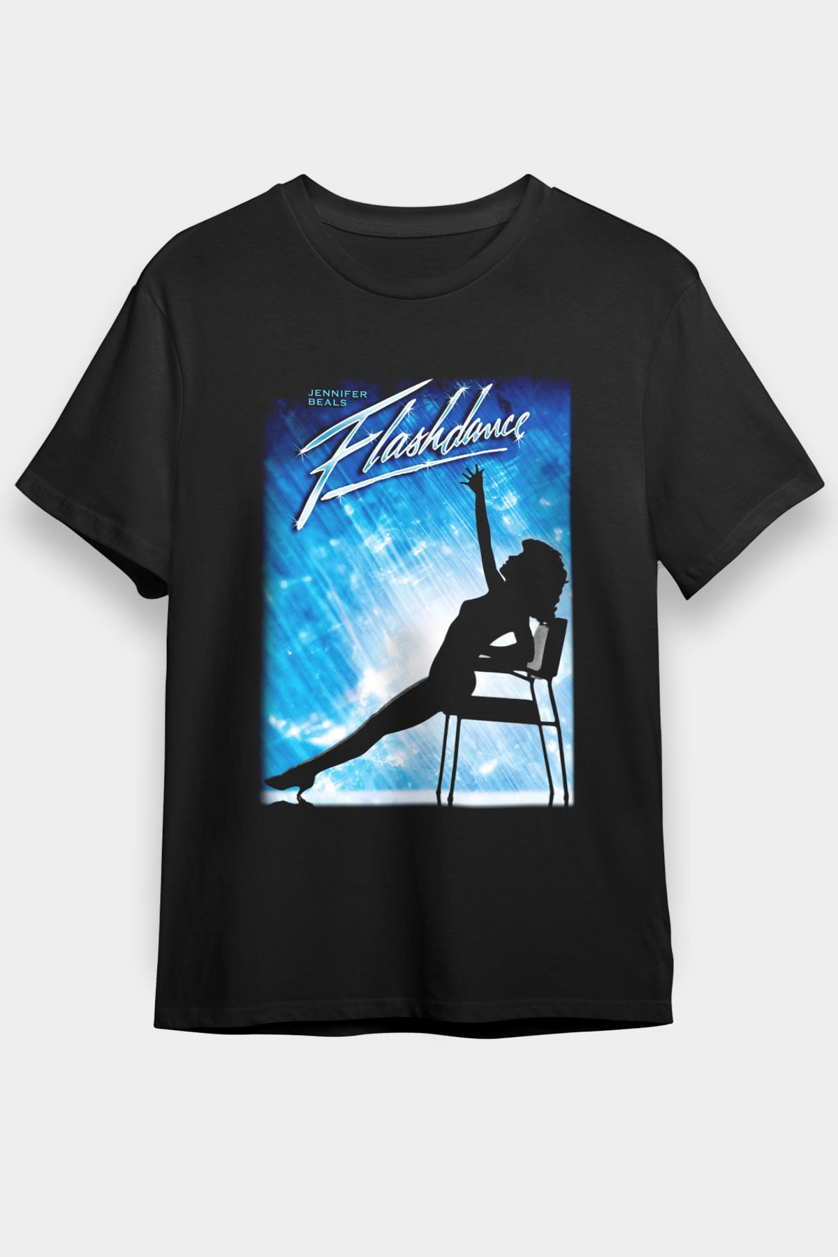 Flashdance Siyah Unisex Tişört