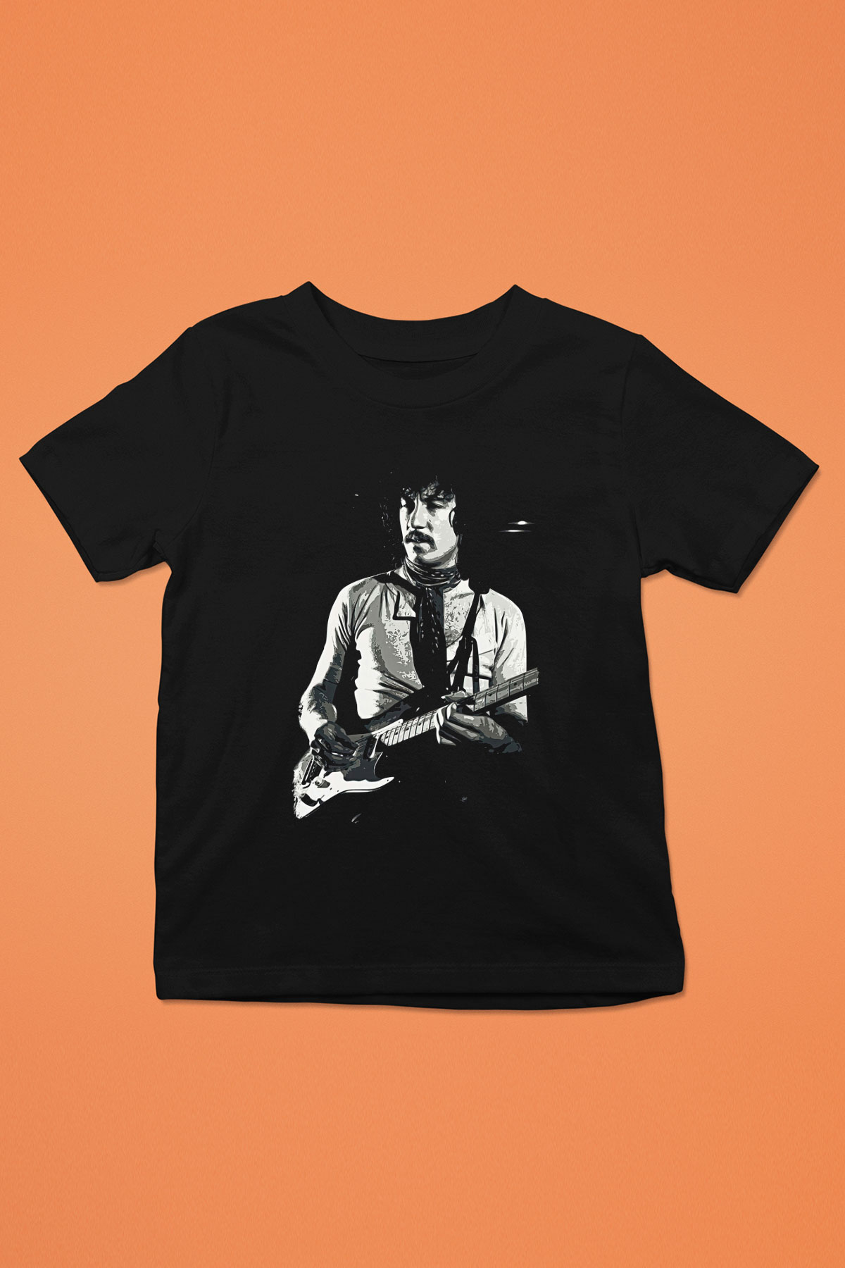 Fleetwod Mac Baskılı Unisex Siyah Çocuk Tişört - Tshirt