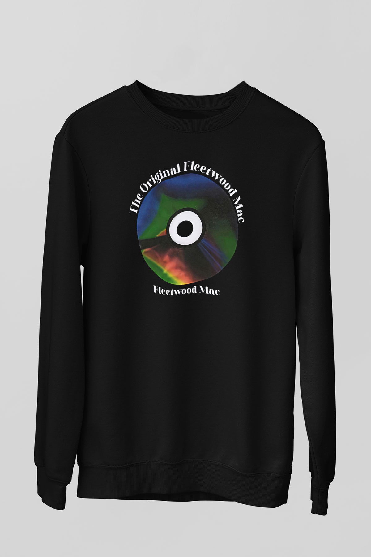 Fleetwod Mac Baskılı Unisex Siyah Sweatshirt