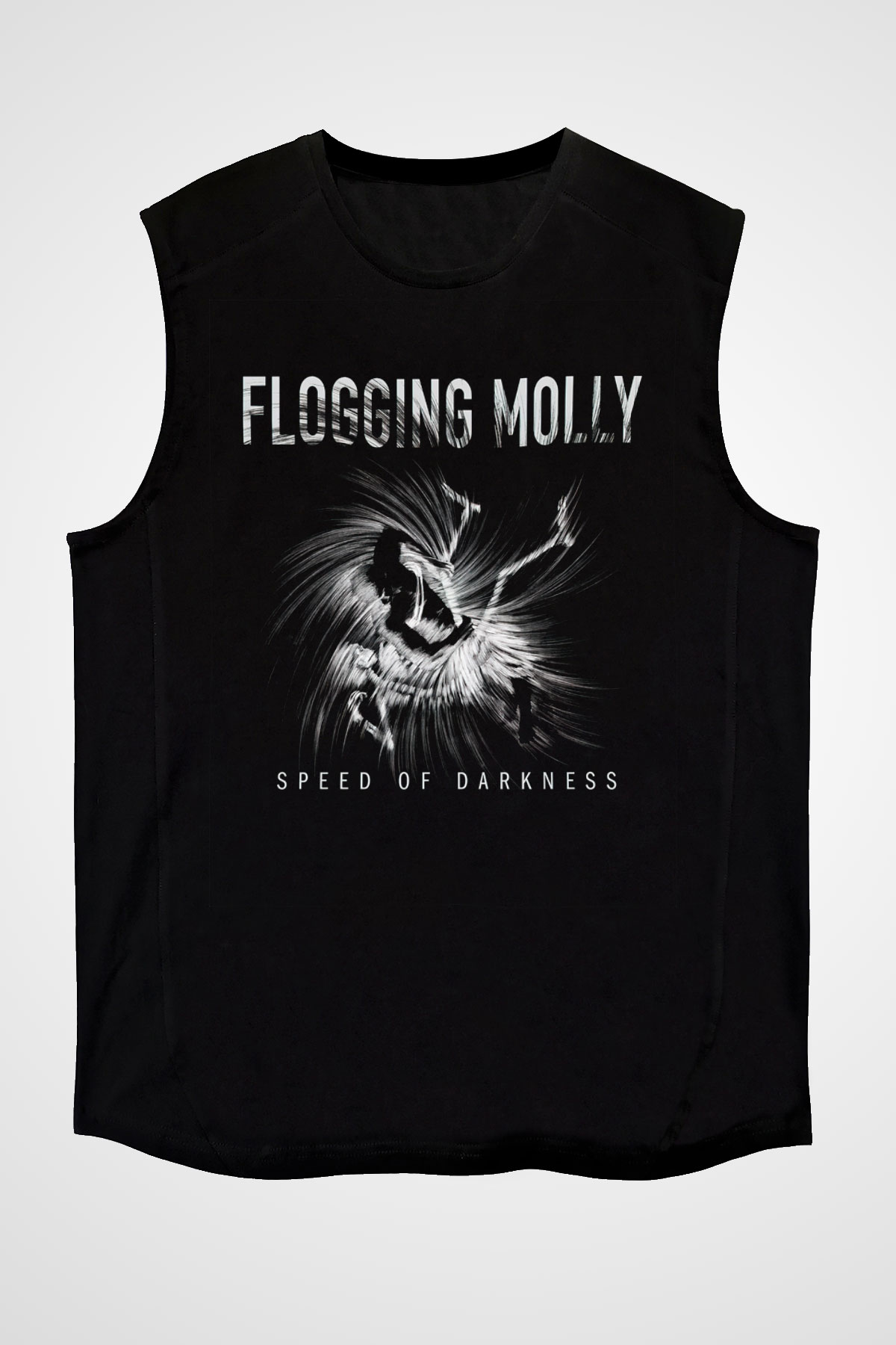 Flogging Molly Siyah Unisex Kolsuz Tişört