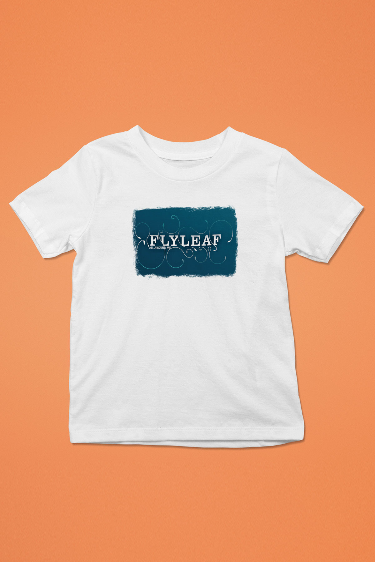 Flyleaf Baskılı Unisex Beyaz Çocuk Tişört