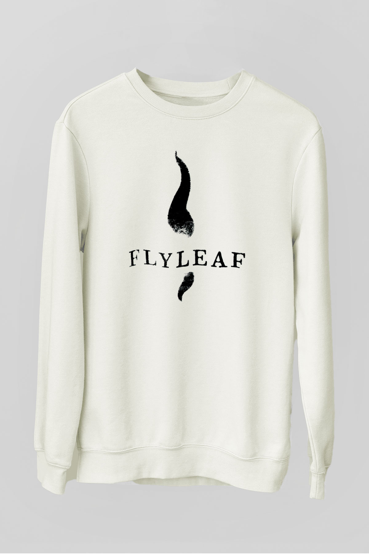 Flyleaf Beyaz Unisex Sweatshirt