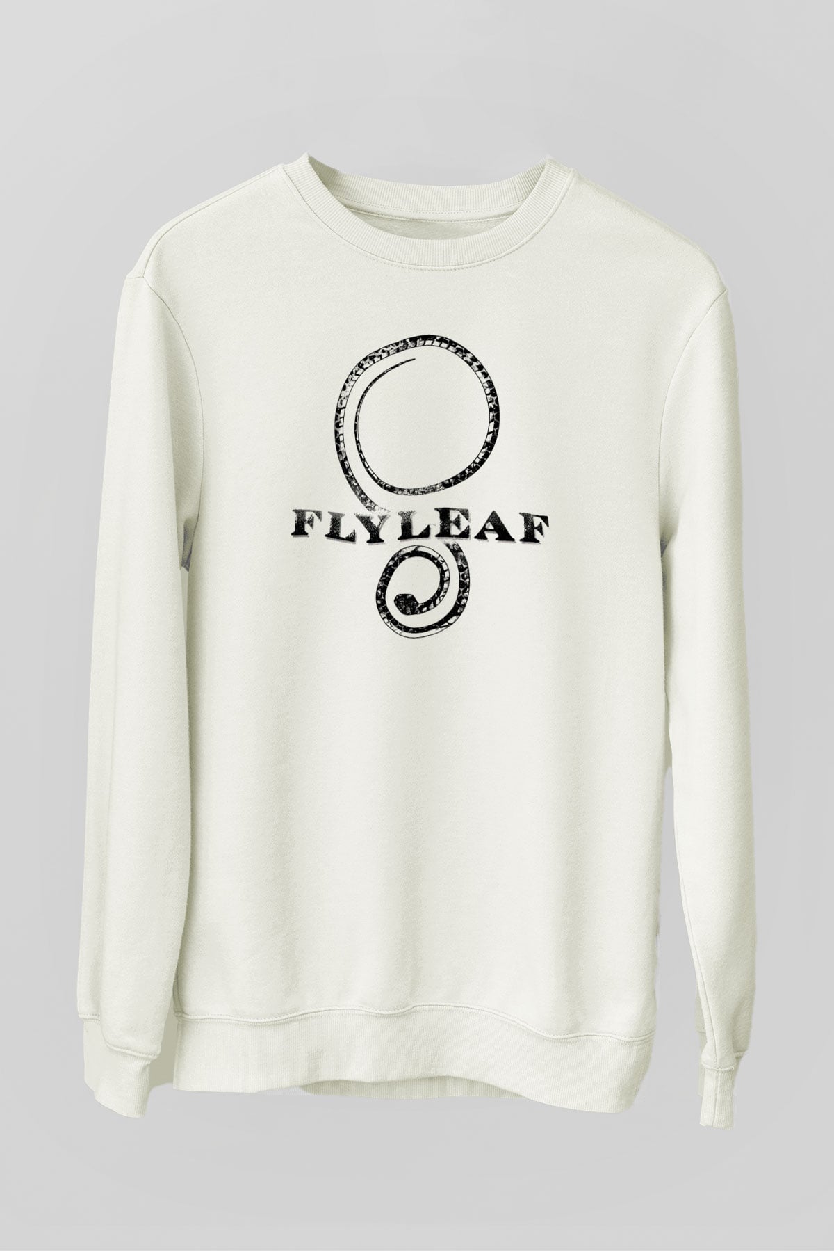 Flyleaf Beyaz Unisex Sweatshirt