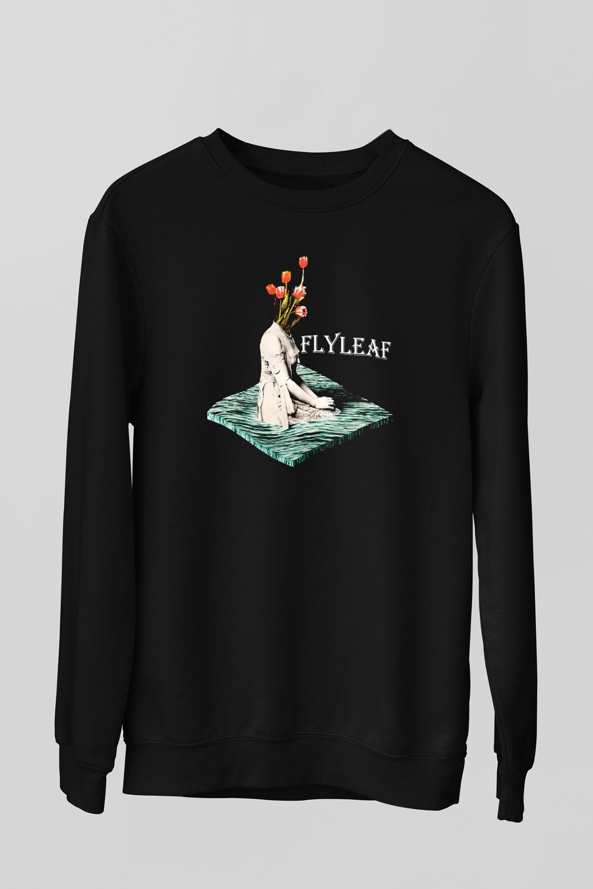 Flyleaf Siyah Unisex Sweatshirt