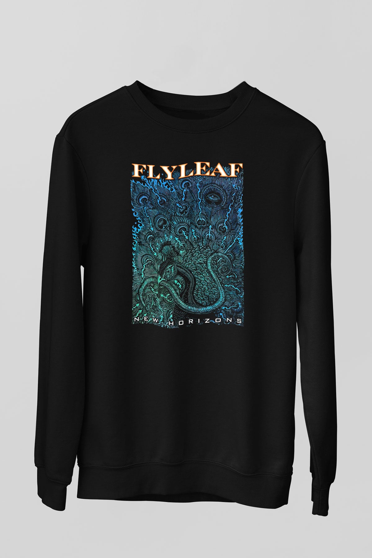 Flyleaf Siyah Unisex Sweatshirt