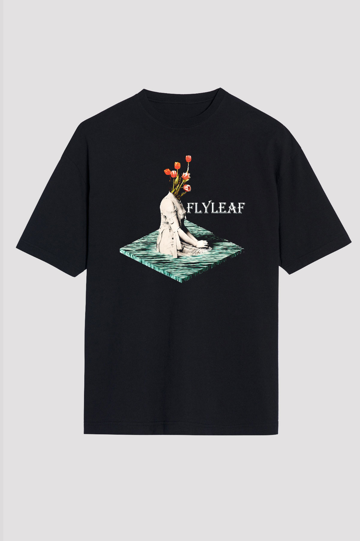 Flyleaf Siyah Unisex Tişört T-Shirt - TişörtFabrikası