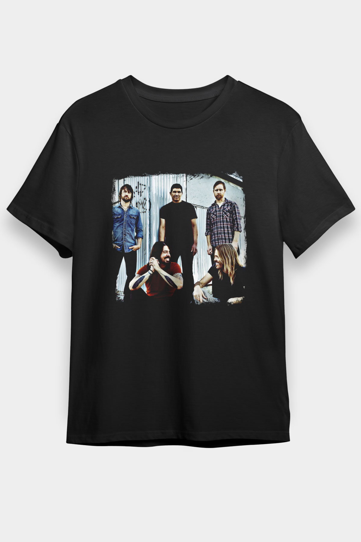 Foo Fighters Unisex Black Graphic Tee - STREETWEAR