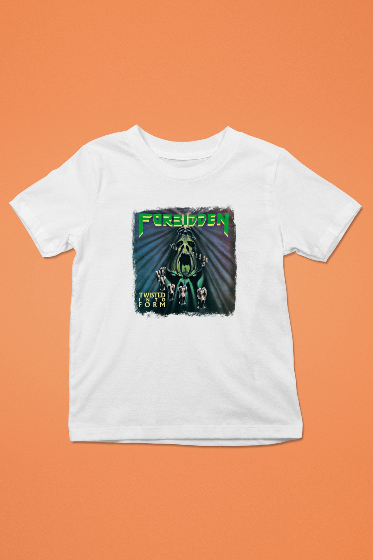 Forbidden Baskılı Unisex Beyaz Çocuk Tişört