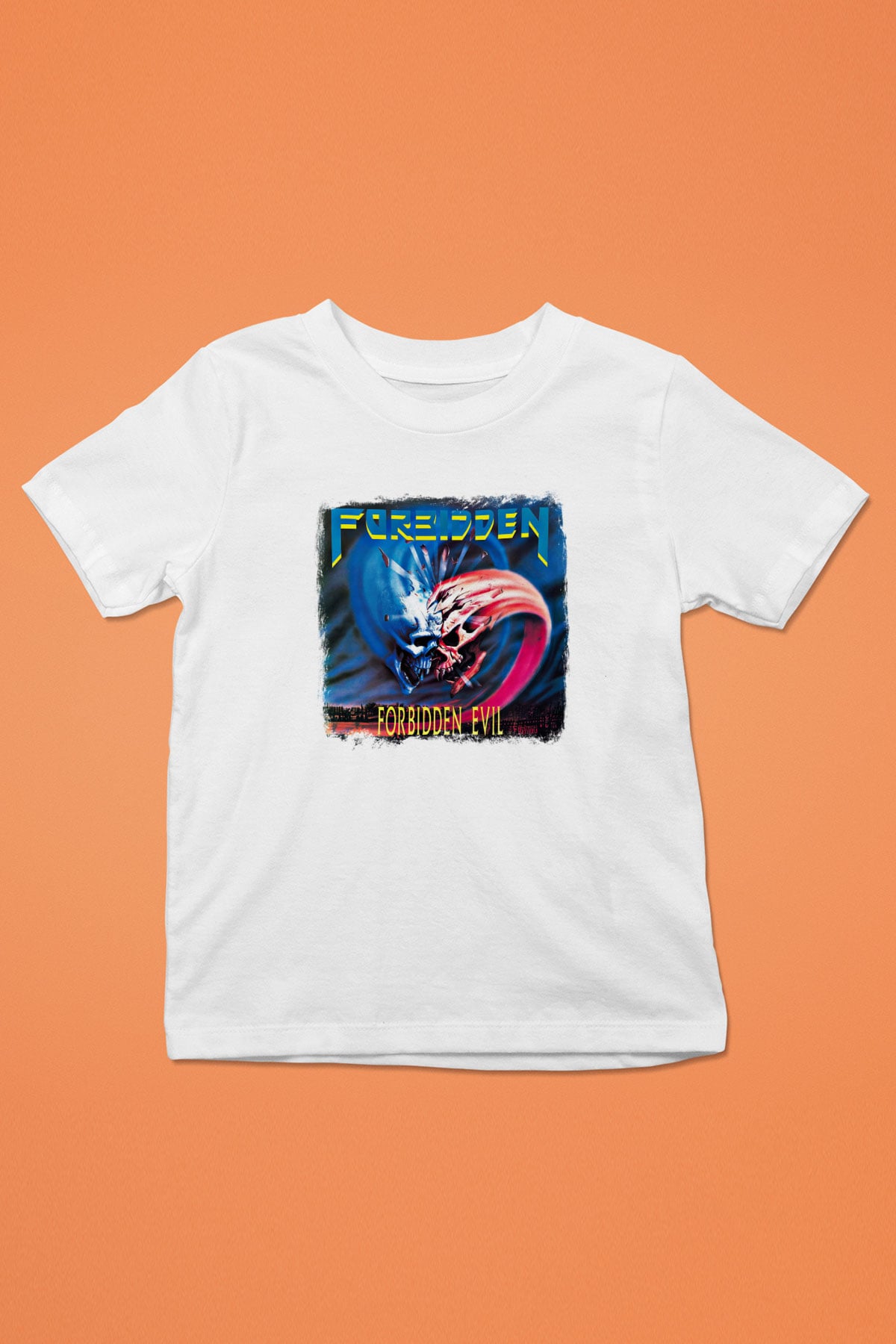 Forbidden Baskılı Unisex Beyaz Çocuk Tişört