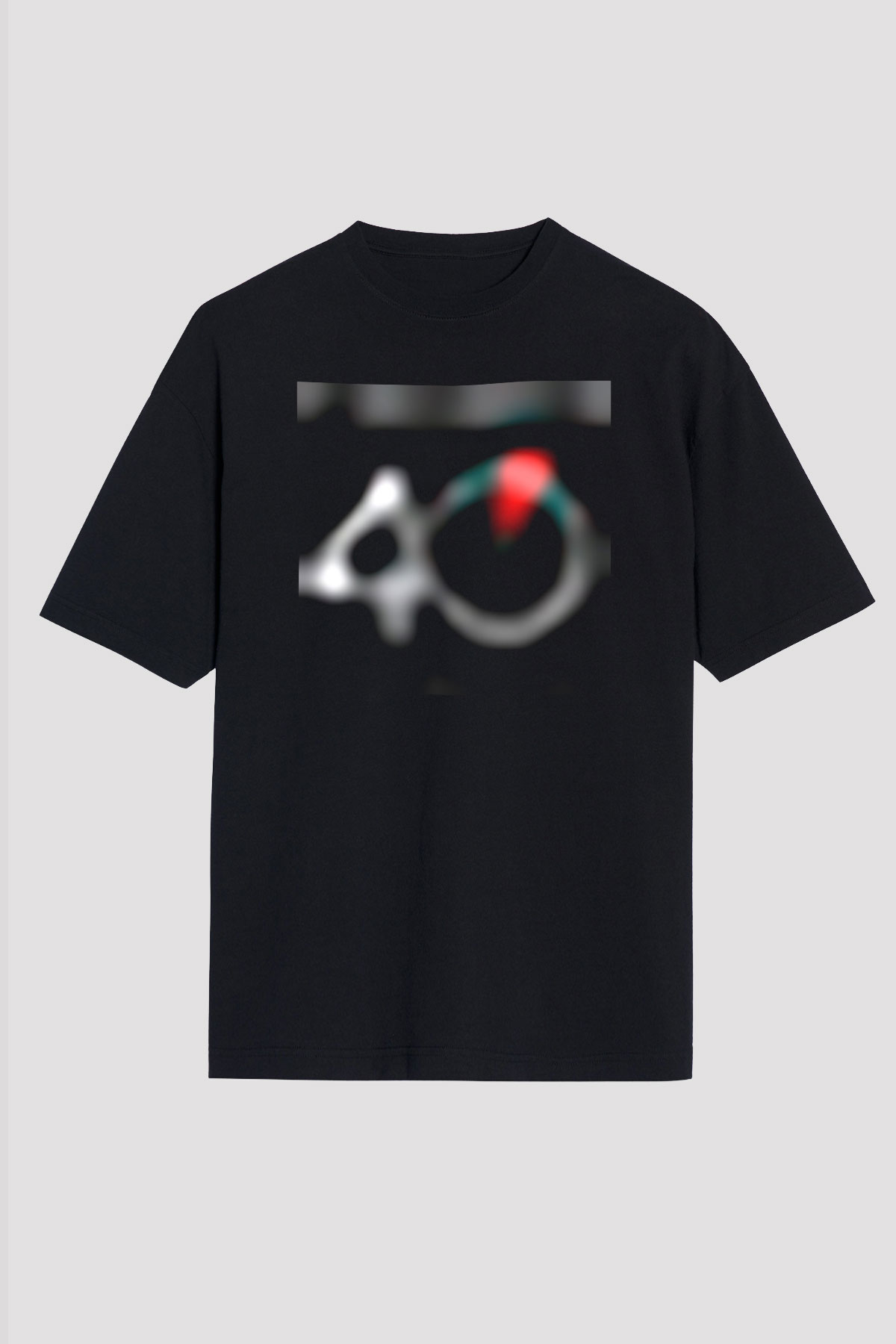 Foreigner Siyah Unisex Oversize Tişört T-Shirt