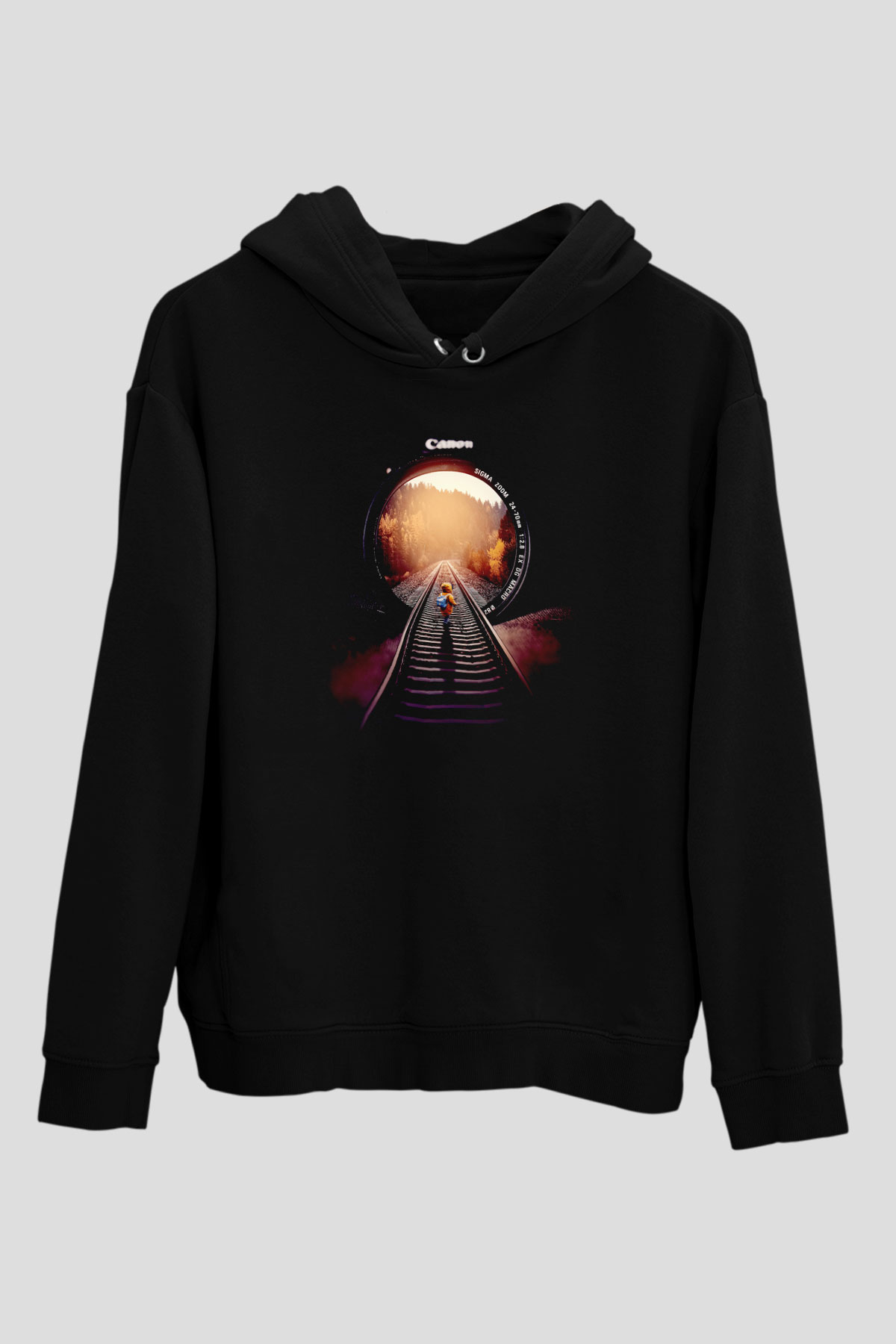 Fotoğrafçılık Sanatı TemalıSiyah  Unisex Hoodie