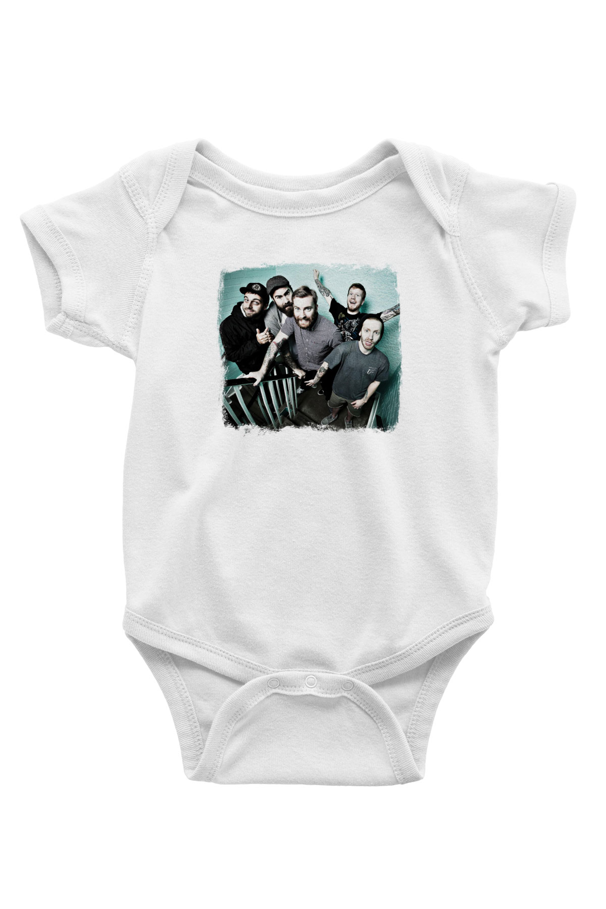 Four Year Strong Baskılı Unisex Beyaz Bebek Body - Zıbın