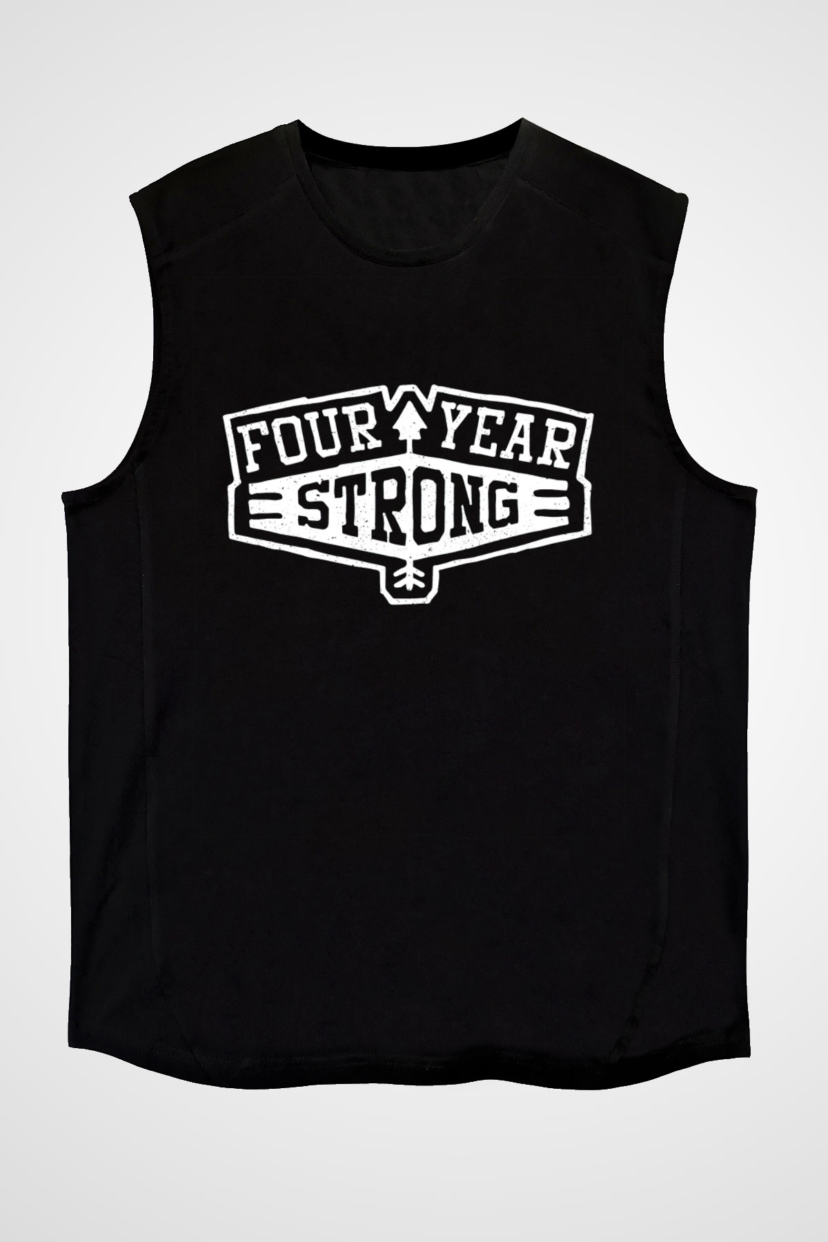Four Year Strong Siyah Unisex Kolsuz Tişört