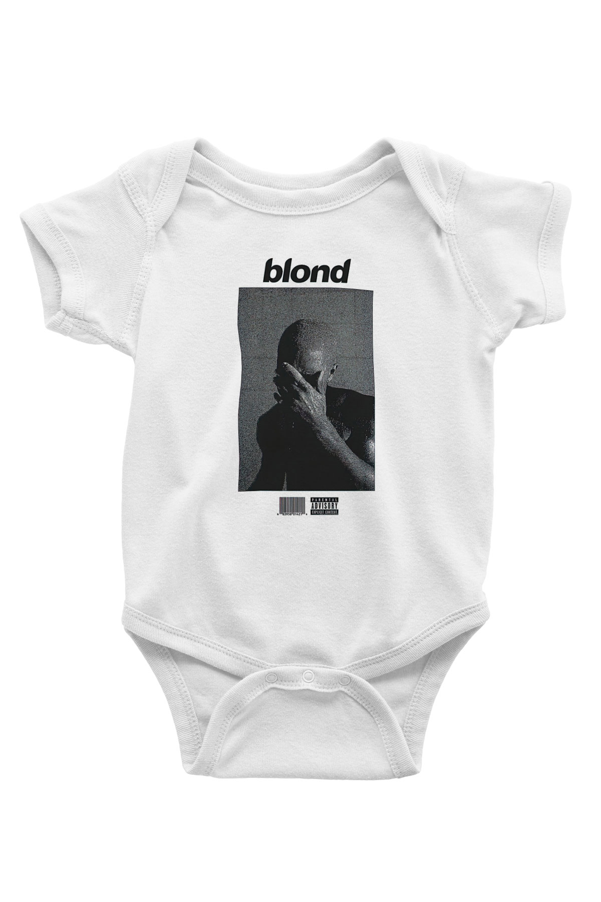 Frank Ocean Baskılı Beyaz Unisex Bebek Body - Zıbın