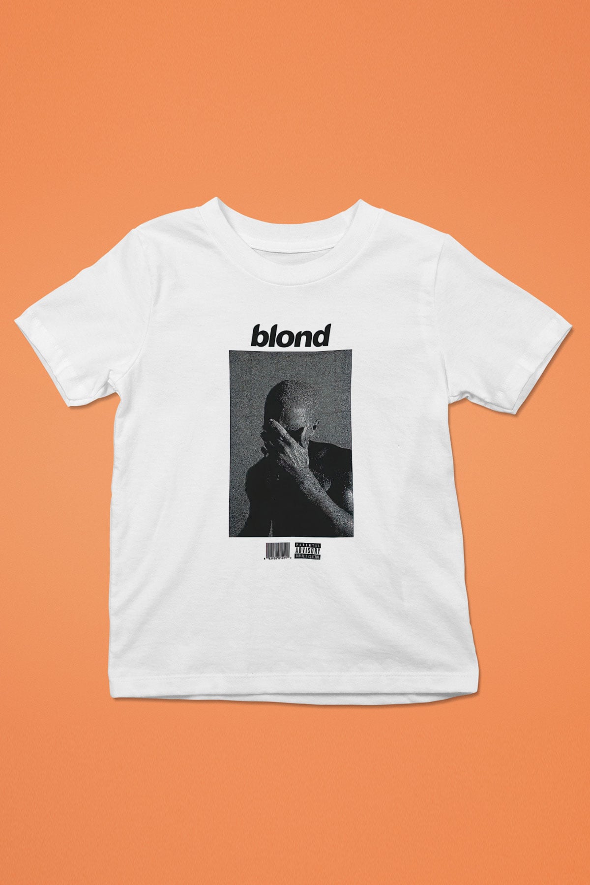Frank Ocean Baskılı Beyaz Unisex Beyaz Çocuk Tişört - Tshirt