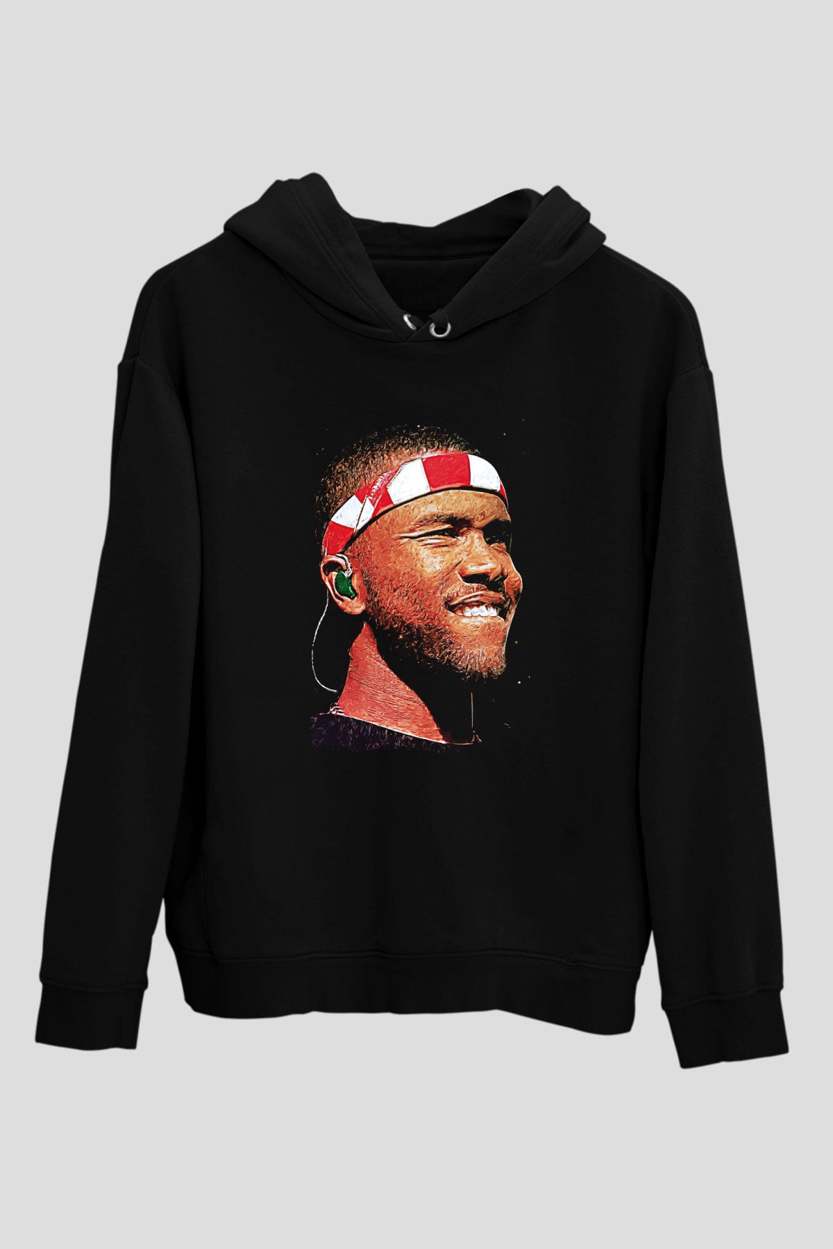 Frank Ocean Baskılı Unisex Siyah Hoodie