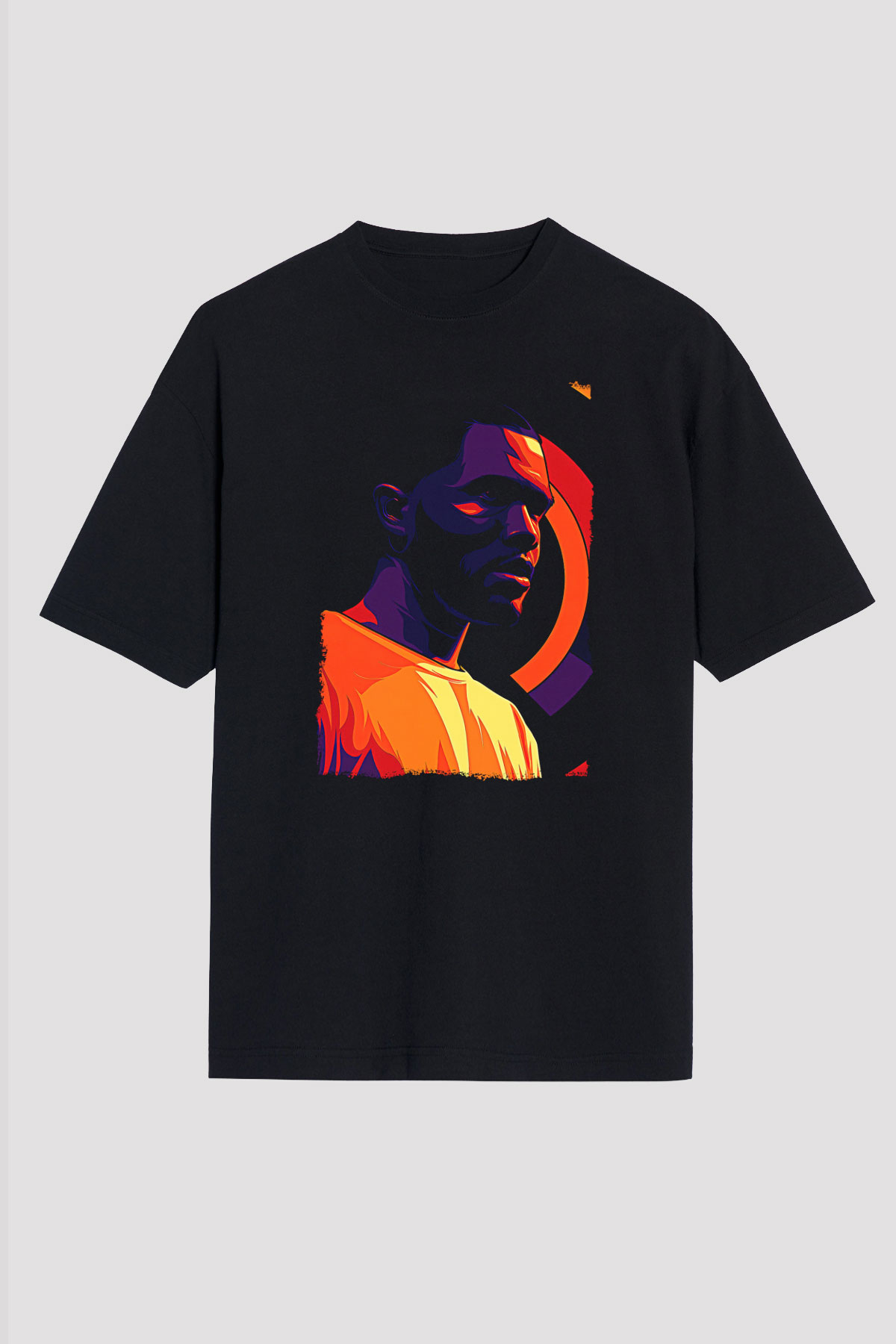 Frank Ocean Baskılı Unisex Siyah Oversize Tişört - Tshirt