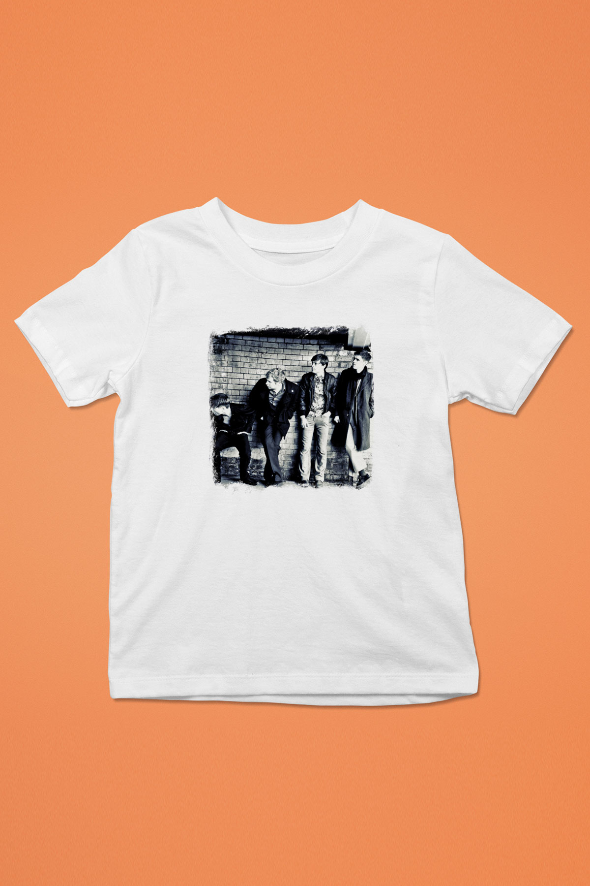 Franz Ferdinand Baskılı Unisex Beyaz Çocuk Tişört