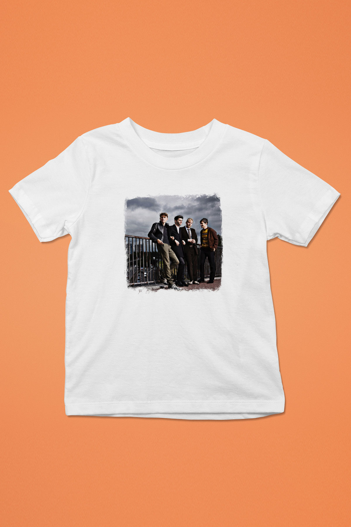 Franz Ferdinand Baskılı Unisex Beyaz Çocuk Tişört