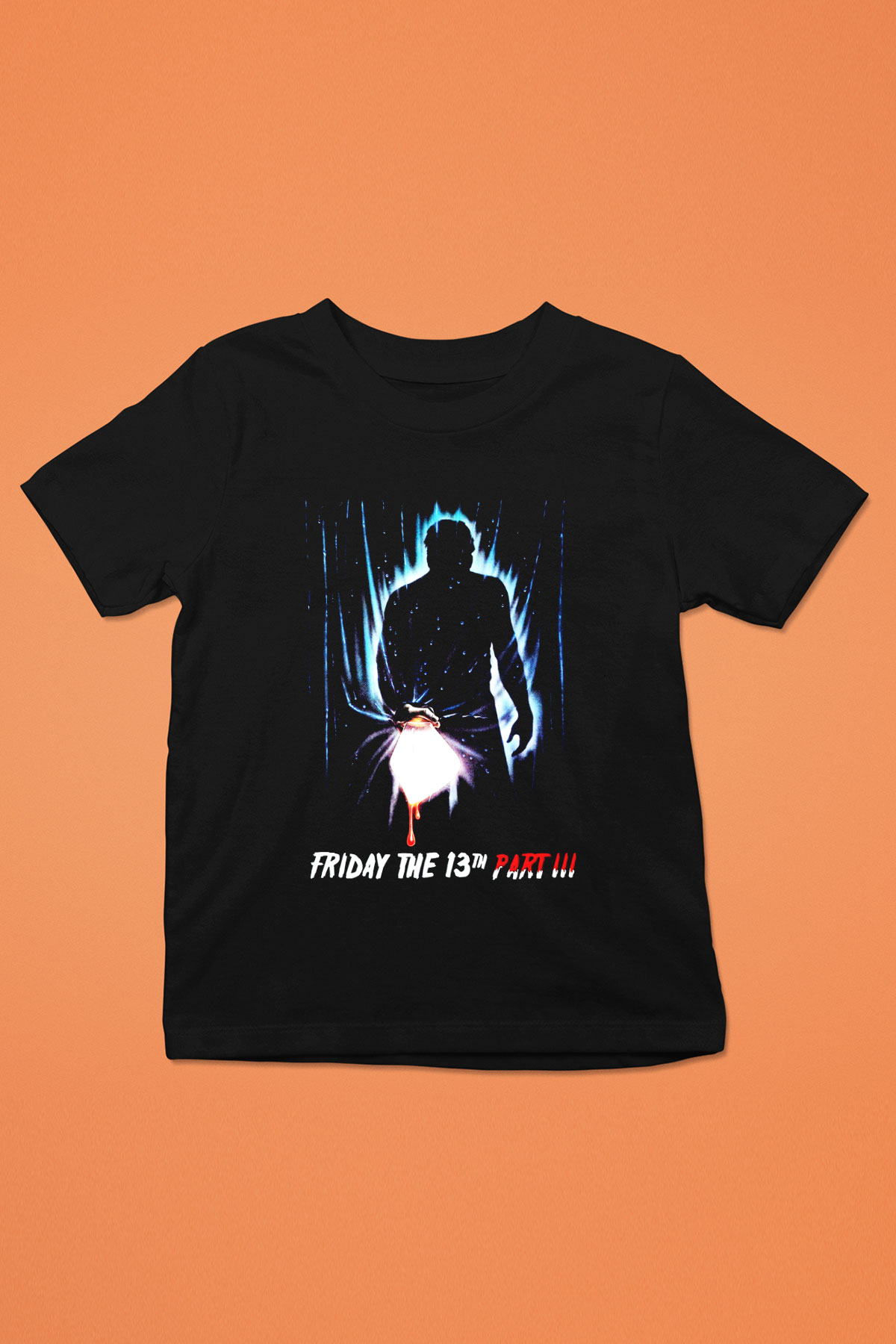 Friday the 13th 13.Cuma Baskılı Siyah Unisex Çocuk Tişört