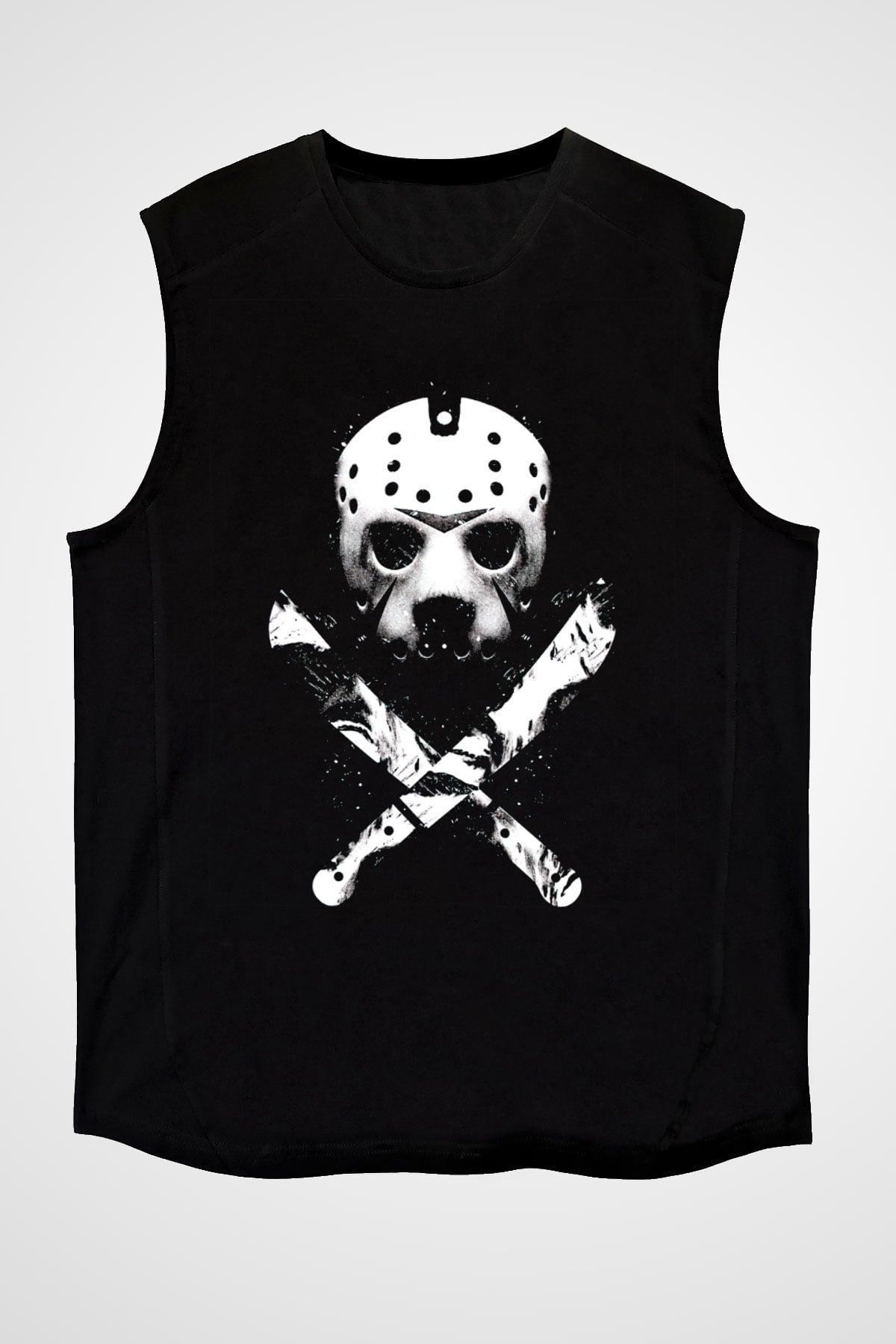 Friday the 13th 13.Cuma Siyah Unisex  Kolsuz Tişört